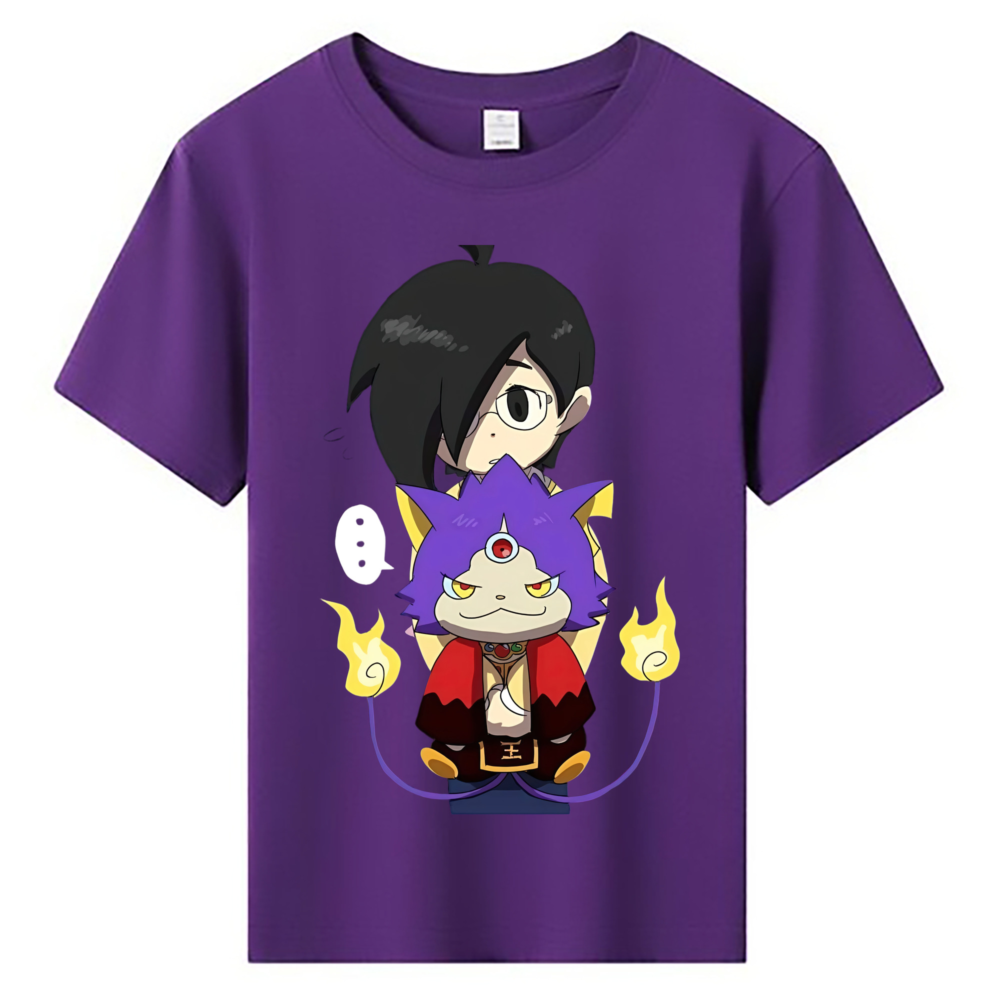 （画像用） 妖怪ウォッチ Yo-kai Watch 綿100％キッズTシャツ（フロントプリント）