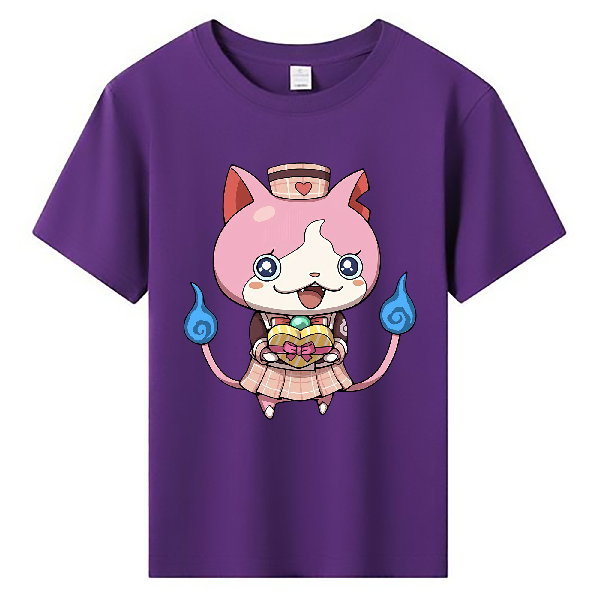 （画像用） 妖怪ウォッチ Yo-kai Watch 綿100％キッズTシャツ（フロントプリント）