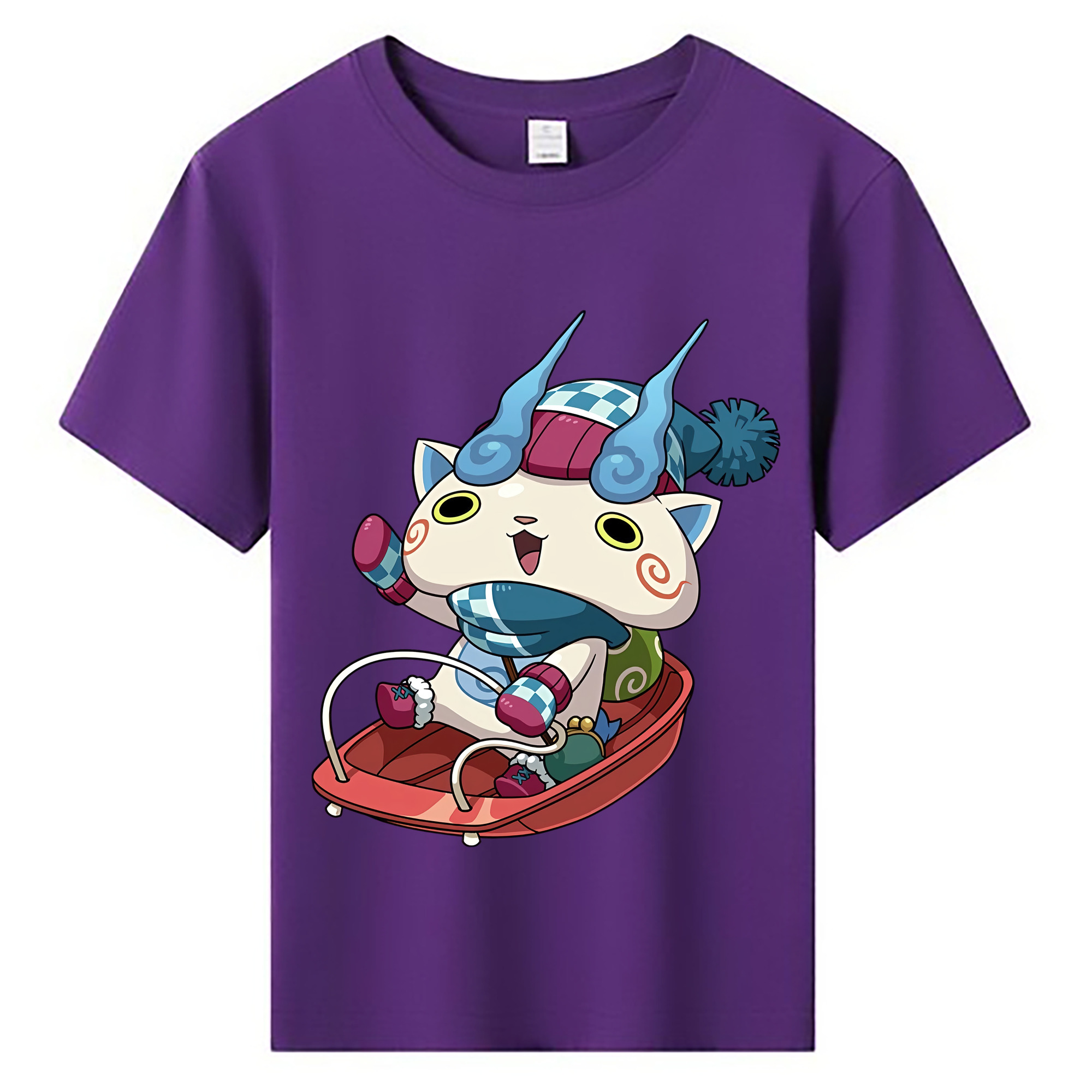 （画像用） 妖怪ウォッチ Yo-kai Watch 綿100％キッズTシャツ（フロントプリント）