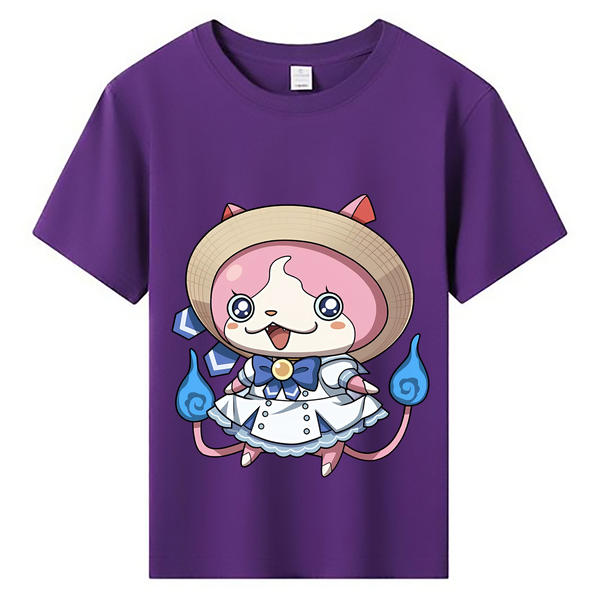 （画像用） 妖怪ウォッチ Yo-kai Watch 綿100％キッズTシャツ（フロントプリント）