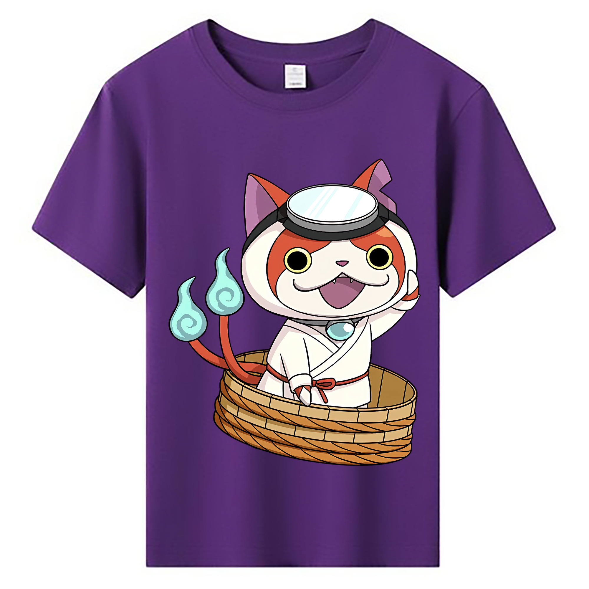 （画像用） 妖怪ウォッチ Yo-kai Watch 綿100％キッズTシャツ（フロントプリント）