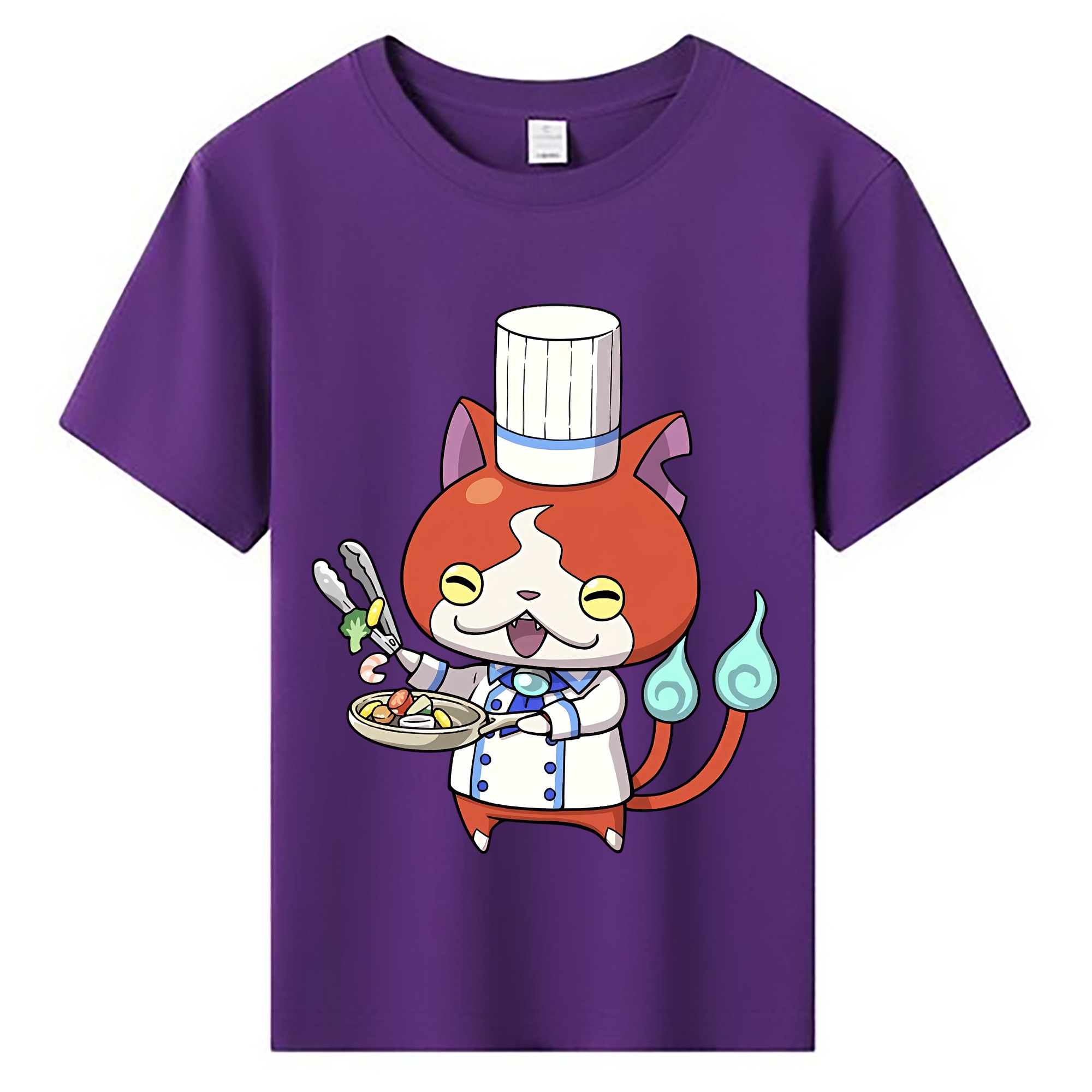 （画像用） 妖怪ウォッチ Yo-kai Watch 綿100％キッズTシャツ（フロントプリント）