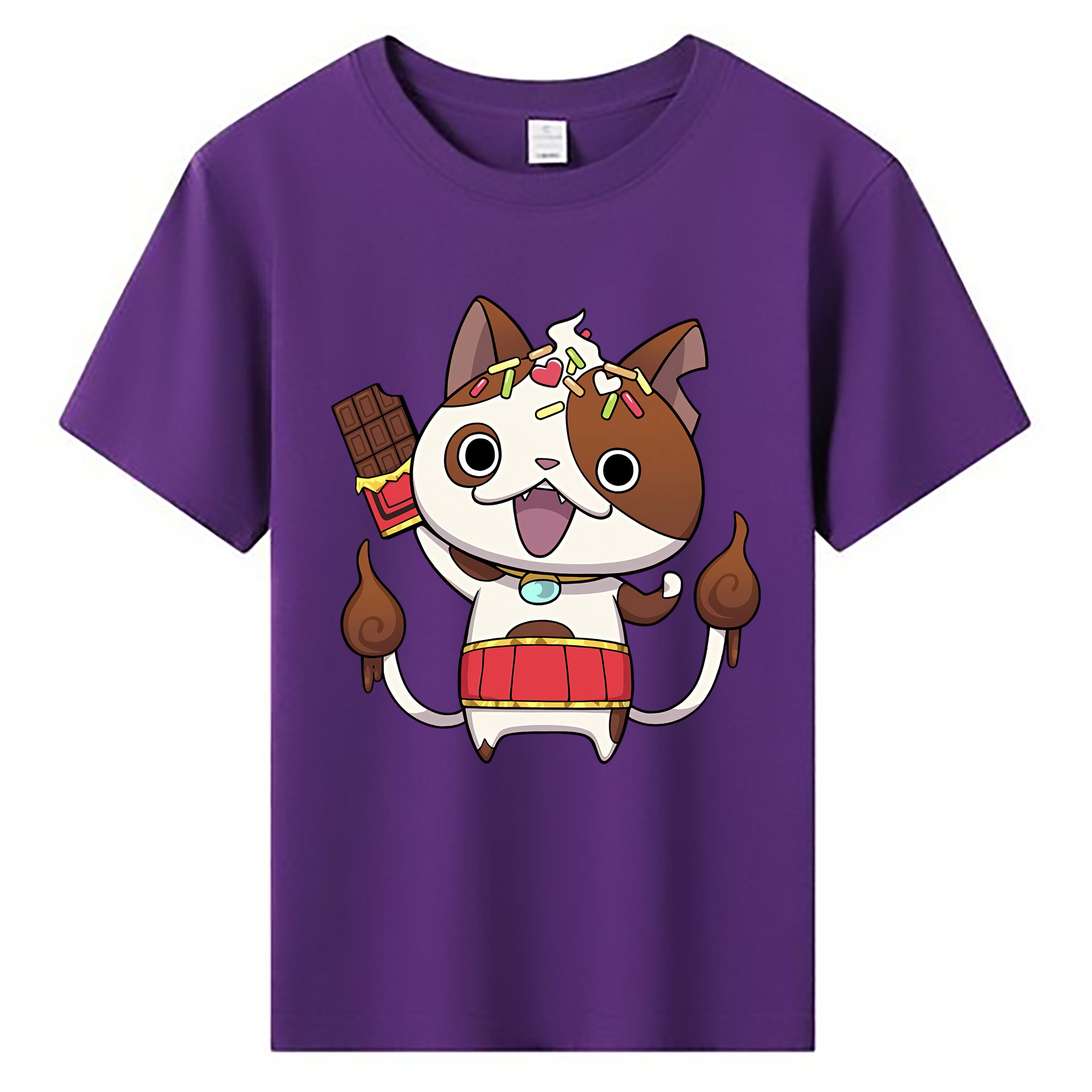 （画像用） 妖怪ウォッチ Yo-kai Watch 綿100％キッズTシャツ（フロントプリント）