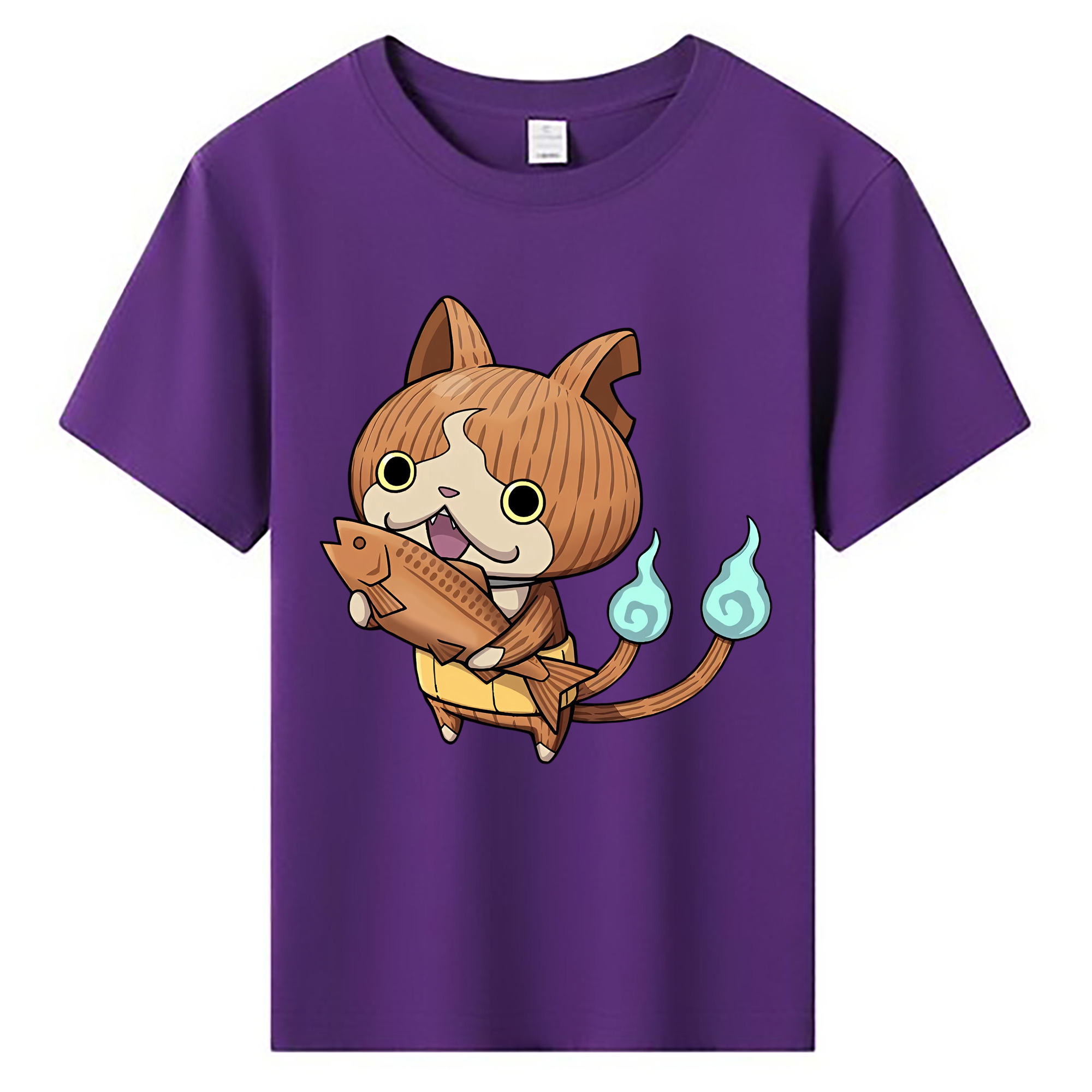 （画像用） 妖怪ウォッチ Yo-kai Watch 綿100％キッズTシャツ（フロントプリント）