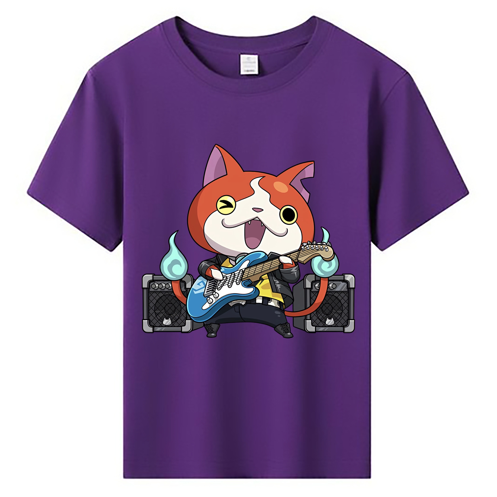 （画像用） 妖怪ウォッチ Yo-kai Watch 綿100％キッズTシャツ（フロントプリント）