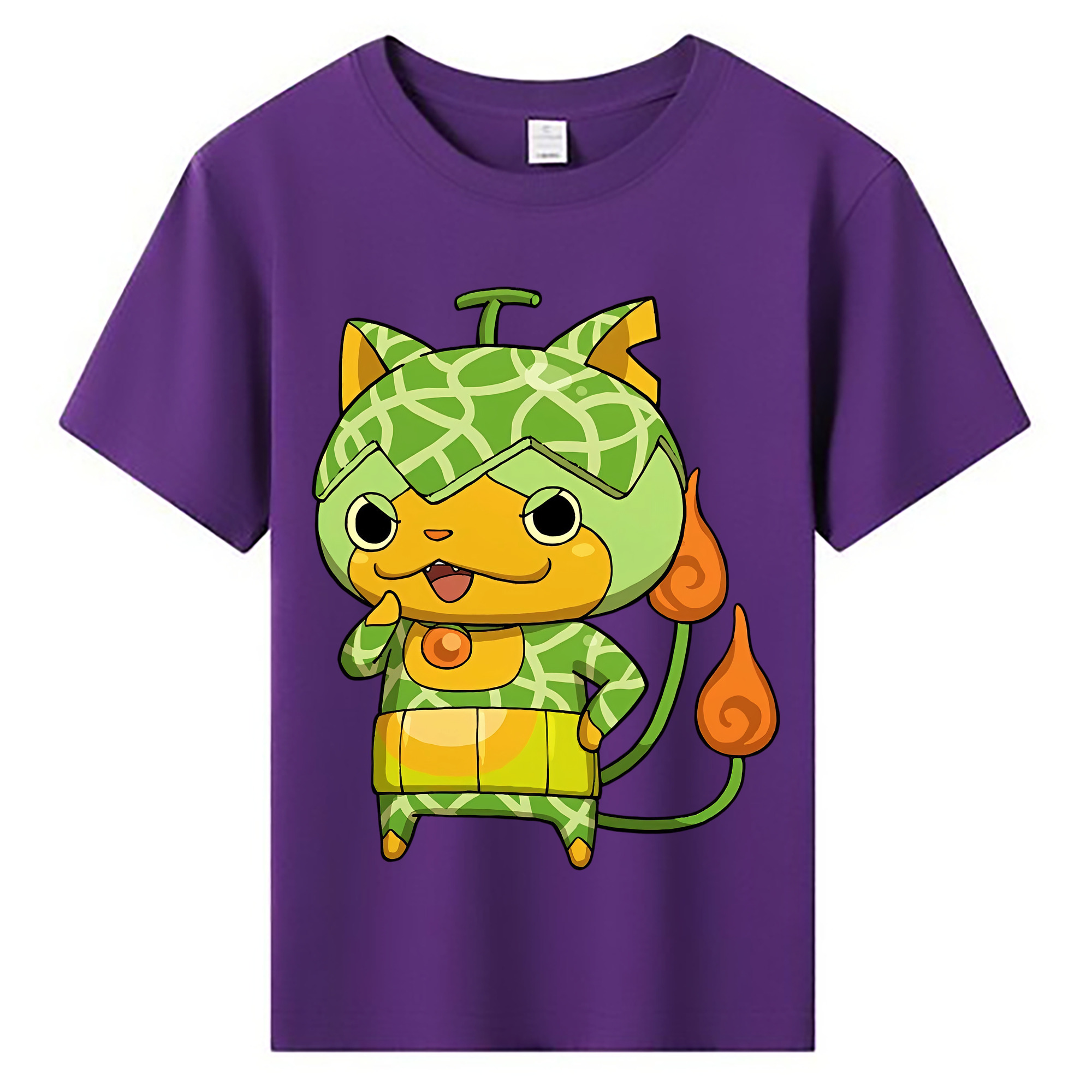 （画像用） 妖怪ウォッチ Yo-kai Watch 綿100％キッズTシャツ（フロントプリント）