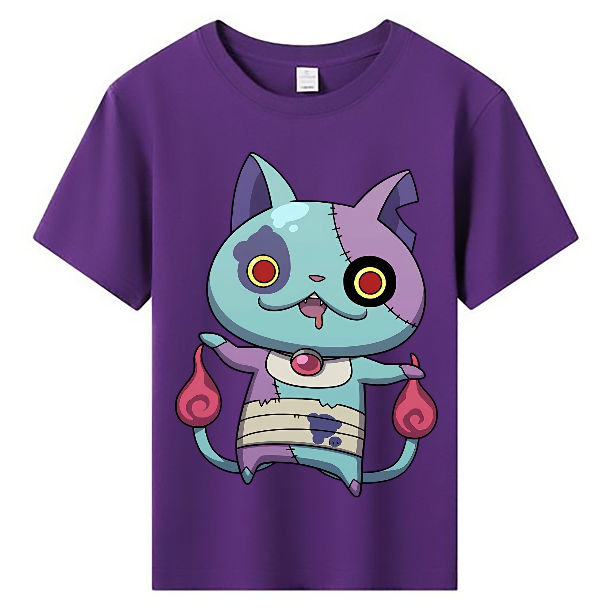 （画像用） 妖怪ウォッチ Yo-kai Watch 綿100％キッズTシャツ（フロントプリント）