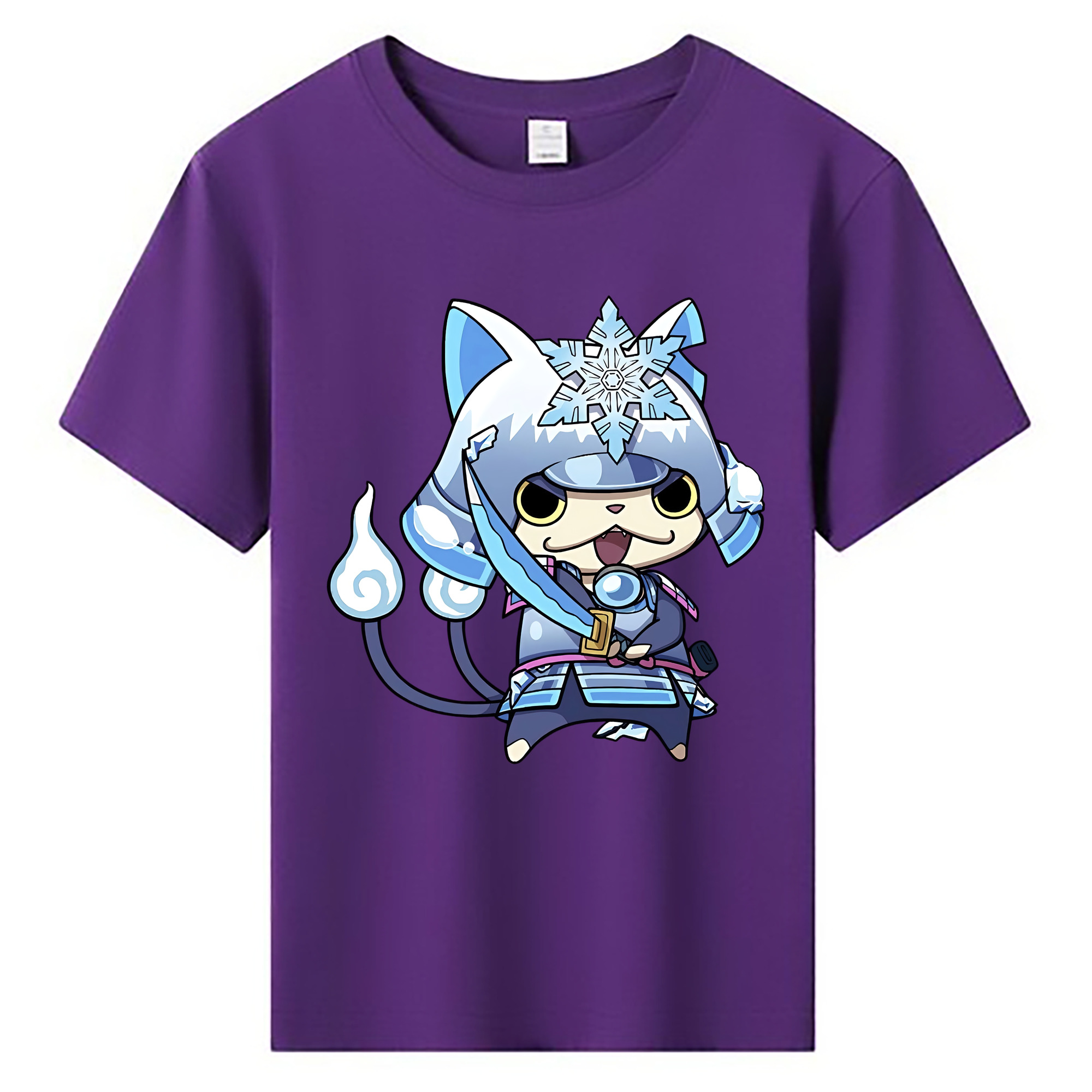 （画像用） 妖怪ウォッチ Yo-kai Watch 綿100％キッズTシャツ（フロントプリント）