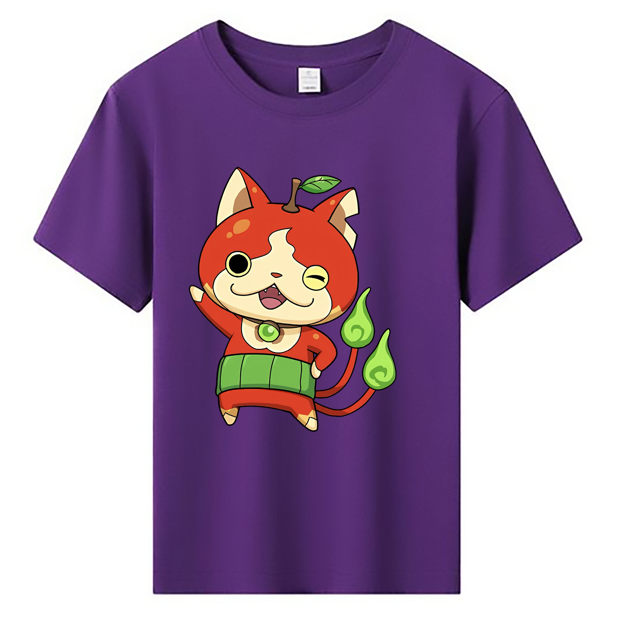 （画像用） 妖怪ウォッチ Yo-kai Watch 綿100％キッズTシャツ（フロントプリント）