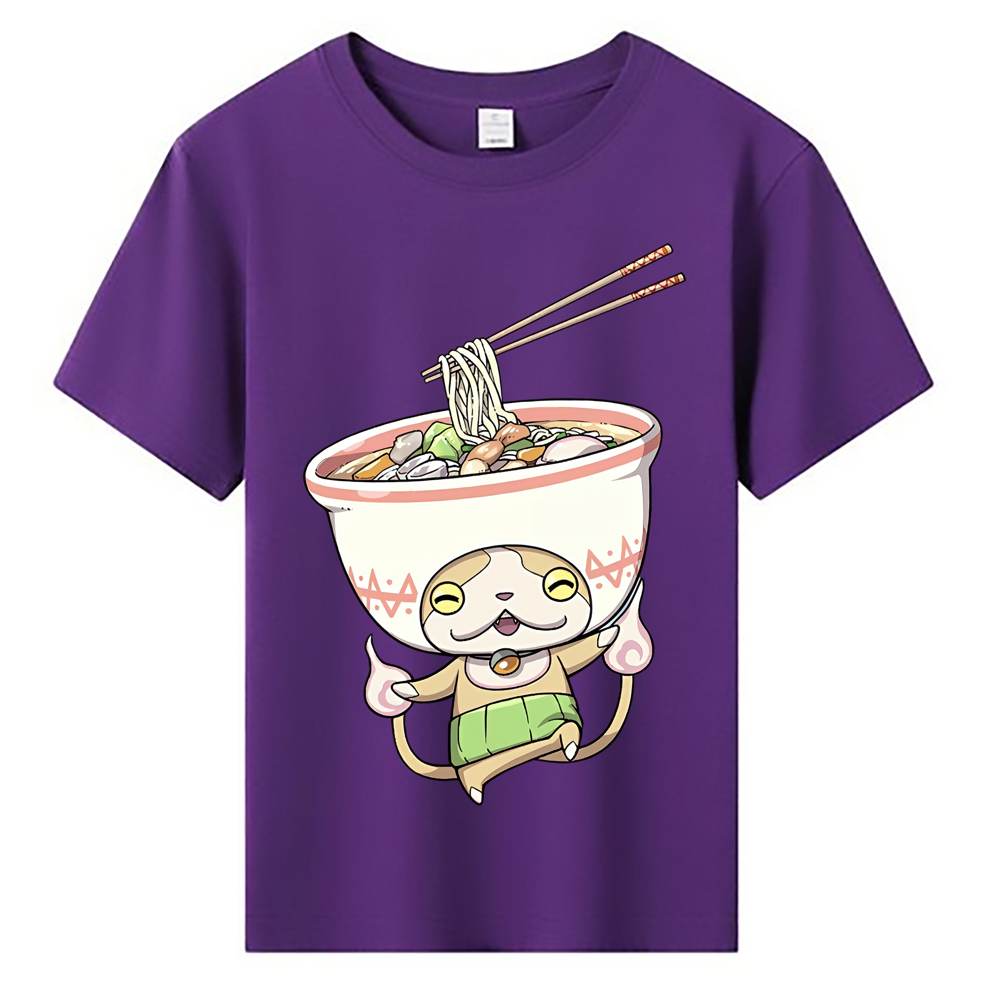 （画像用） 妖怪ウォッチ Yo-kai Watch 綿100％キッズTシャツ（フロントプリント）
