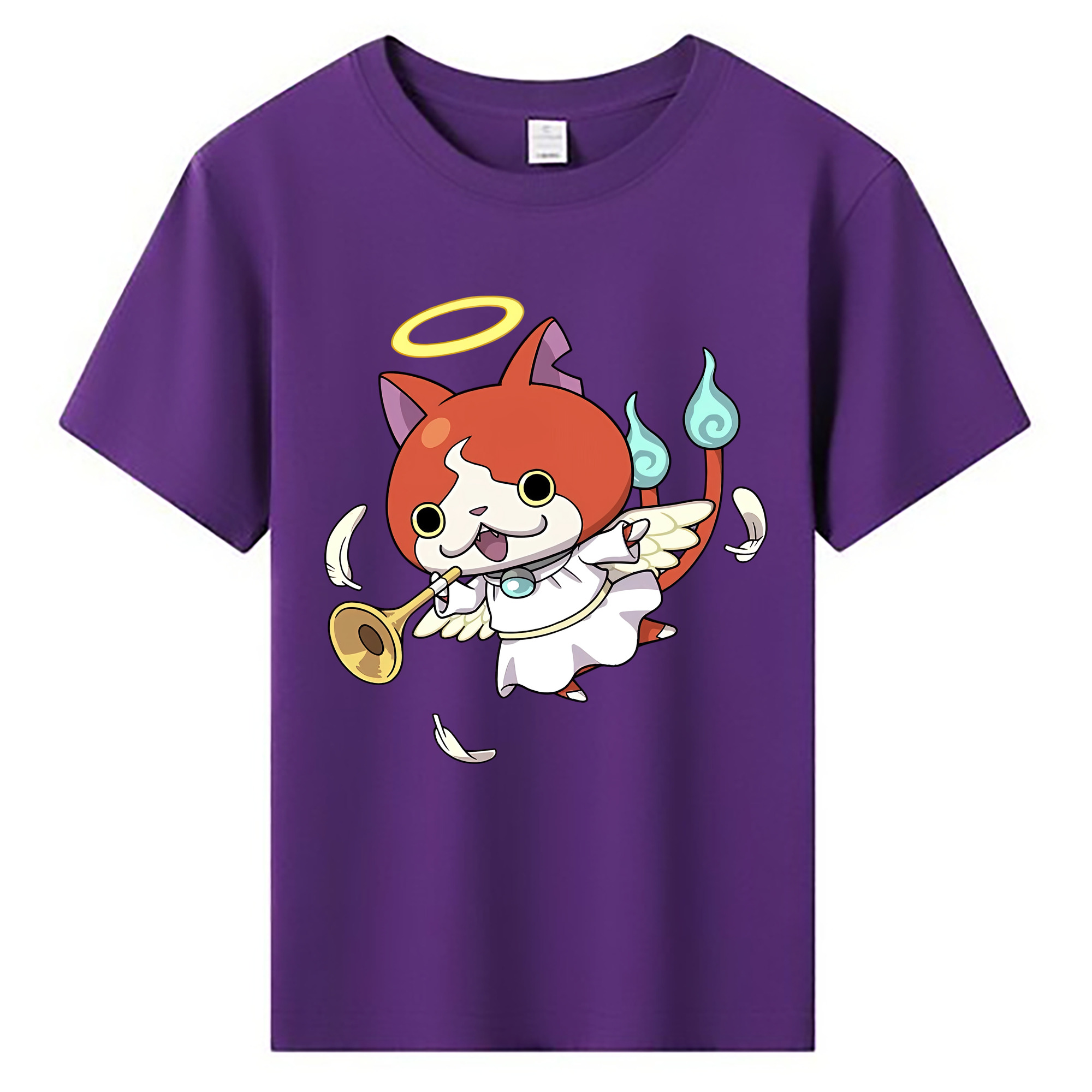 （画像用） 妖怪ウォッチ Yo-kai Watch 綿100％キッズTシャツ（フロントプリント）