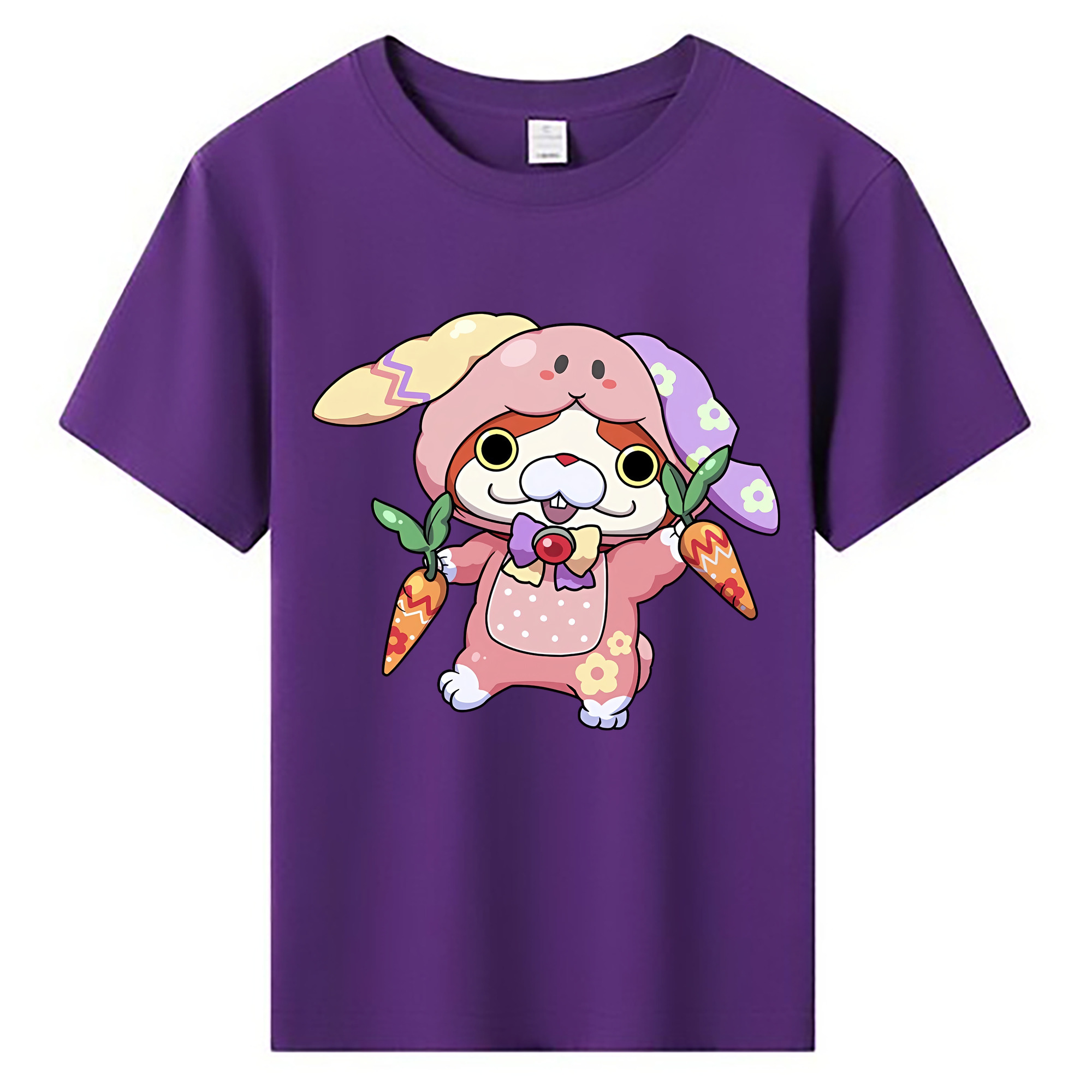 （画像用） 妖怪ウォッチ Yo-kai Watch 綿100％キッズTシャツ（フロントプリント）