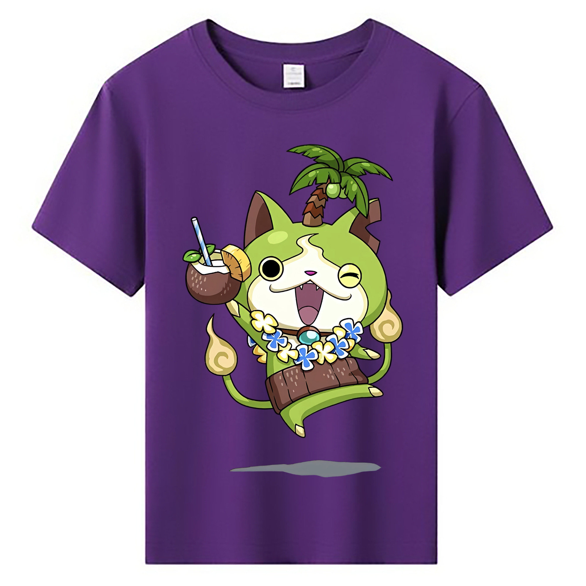 （画像用） 妖怪ウォッチ Yo-kai Watch 綿100％キッズTシャツ（フロントプリント）