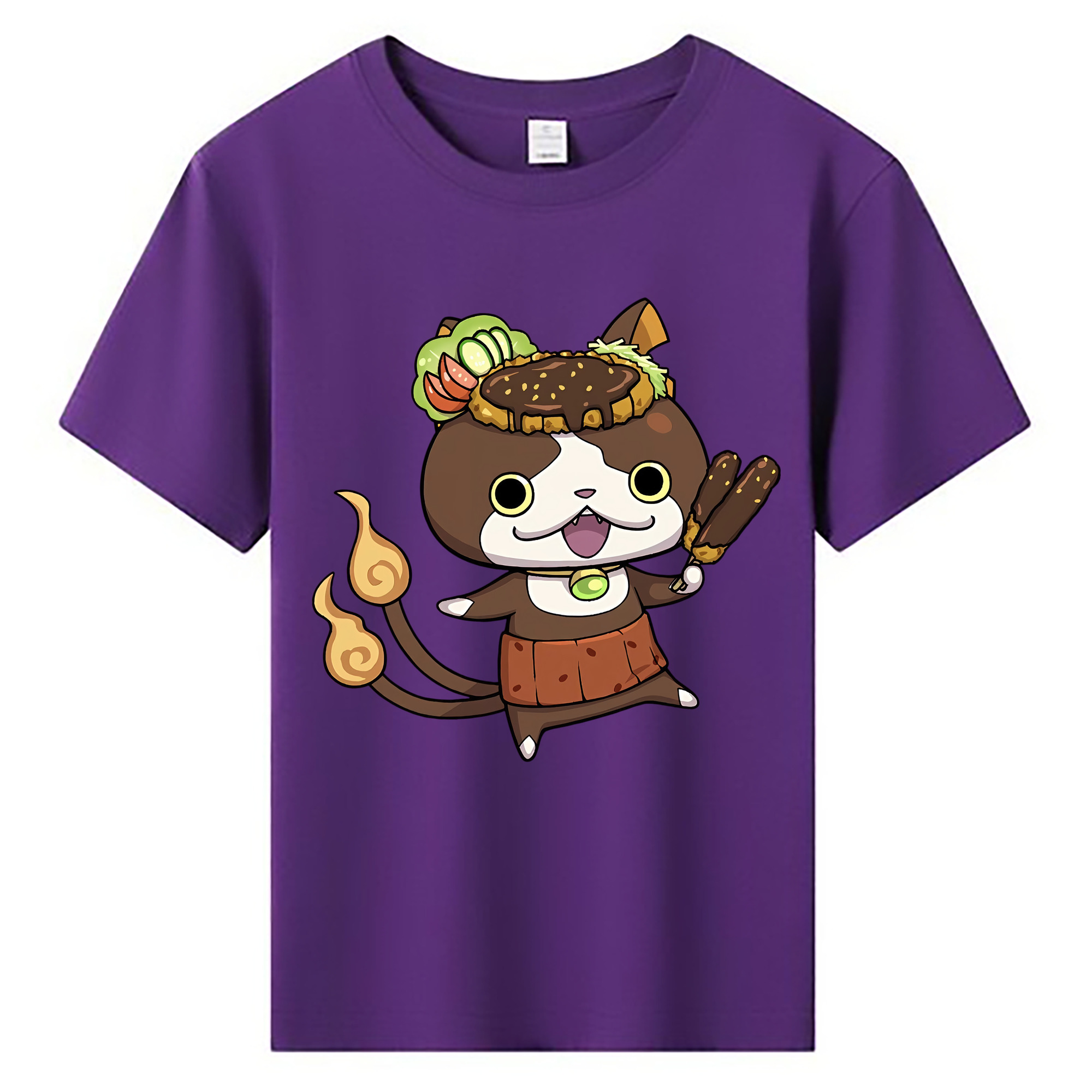 （画像用） 妖怪ウォッチ Yo-kai Watch 綿100％キッズTシャツ（フロントプリント）