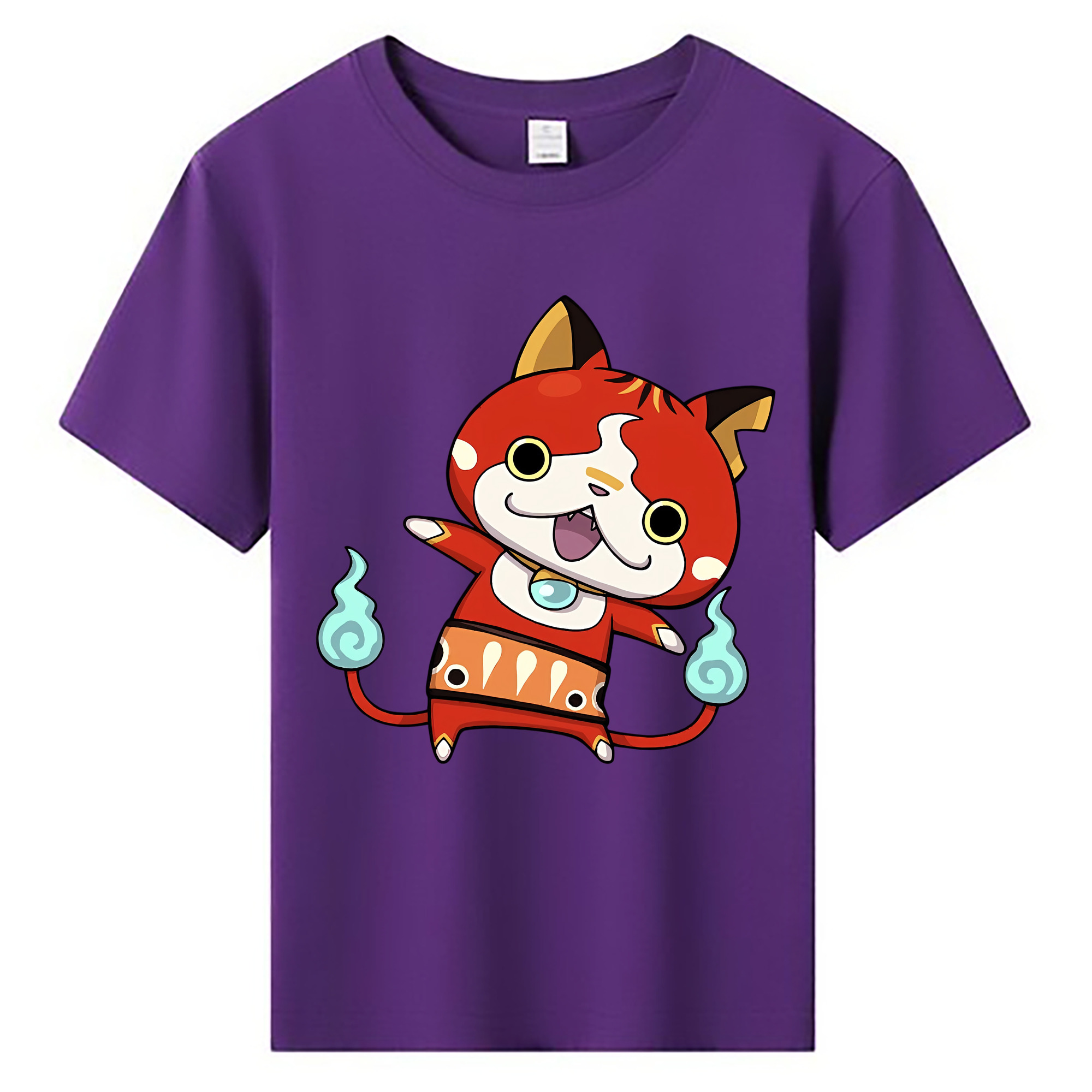 （画像用） 妖怪ウォッチ Yo-kai Watch 綿100％キッズTシャツ（フロントプリント）
