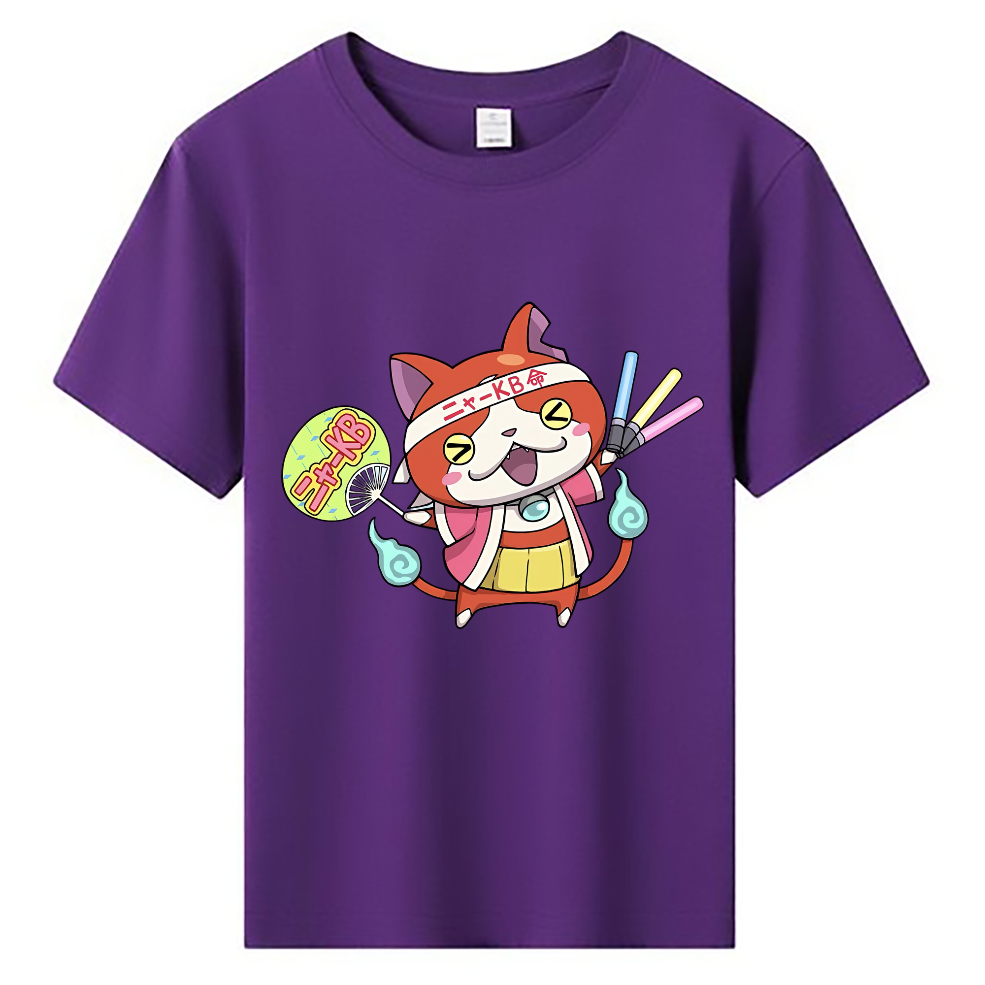 （画像用） 妖怪ウォッチ Yo-kai Watch 綿100％キッズTシャツ（フロントプリント）