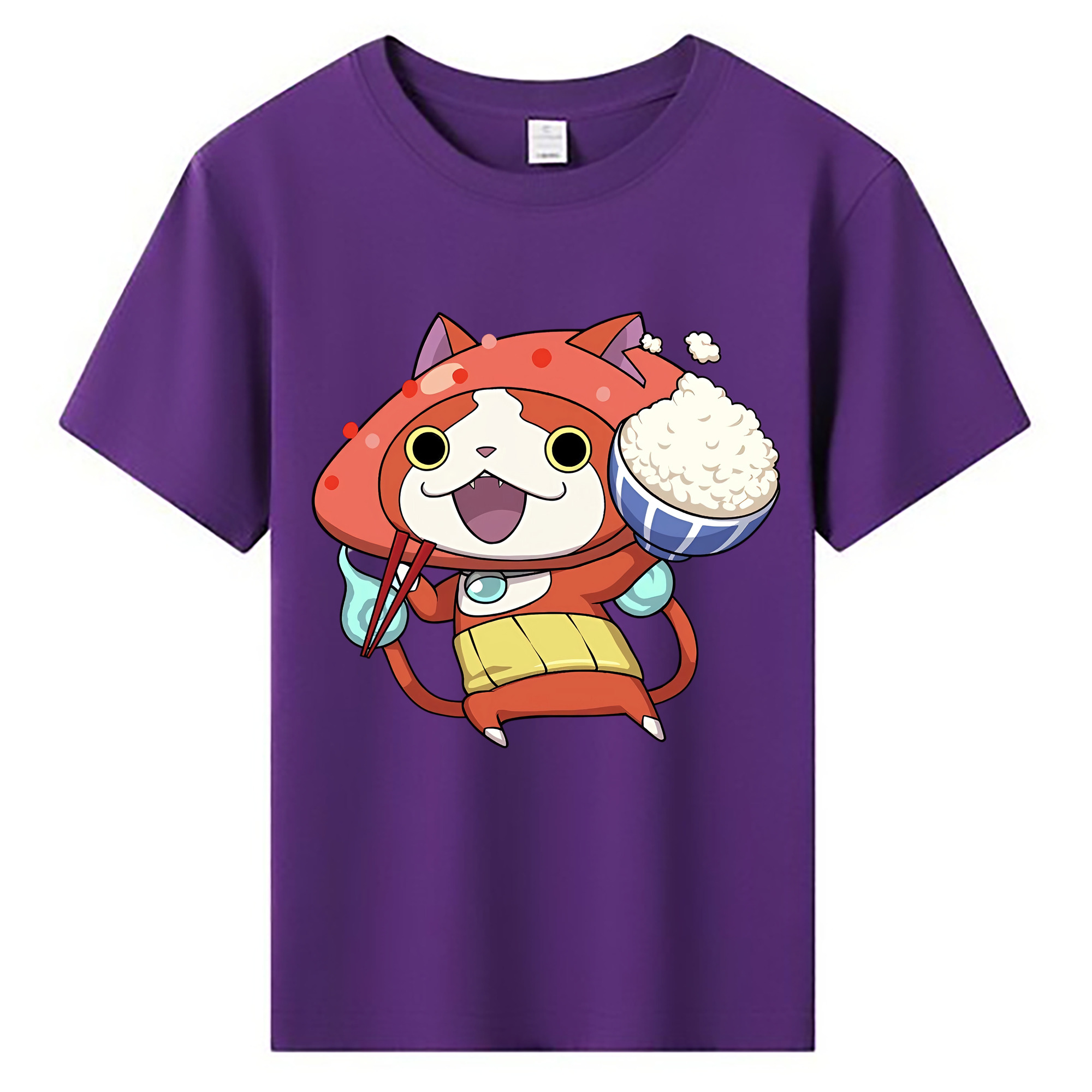 （画像用） 妖怪ウォッチ Yo-kai Watch 綿100％キッズTシャツ（フロントプリント）