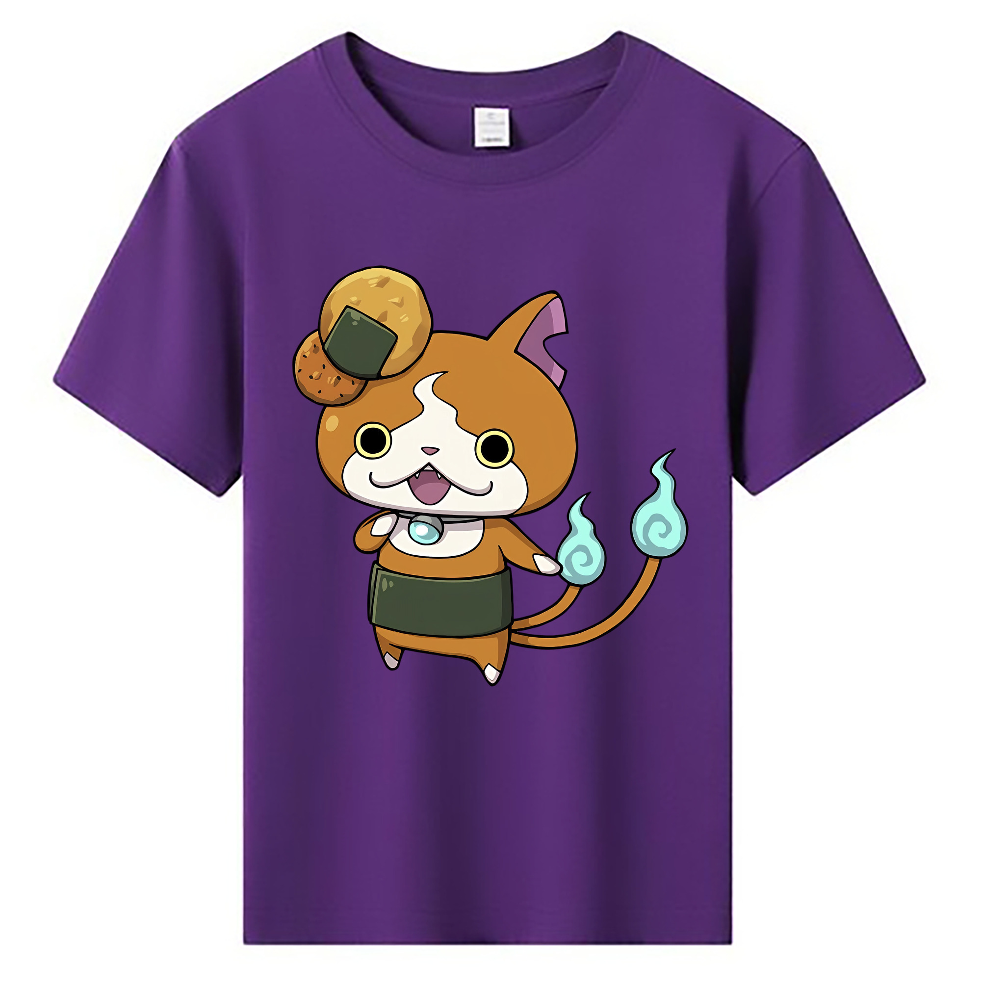 （画像用） 妖怪ウォッチ Yo-kai Watch 綿100％キッズTシャツ（フロントプリント）