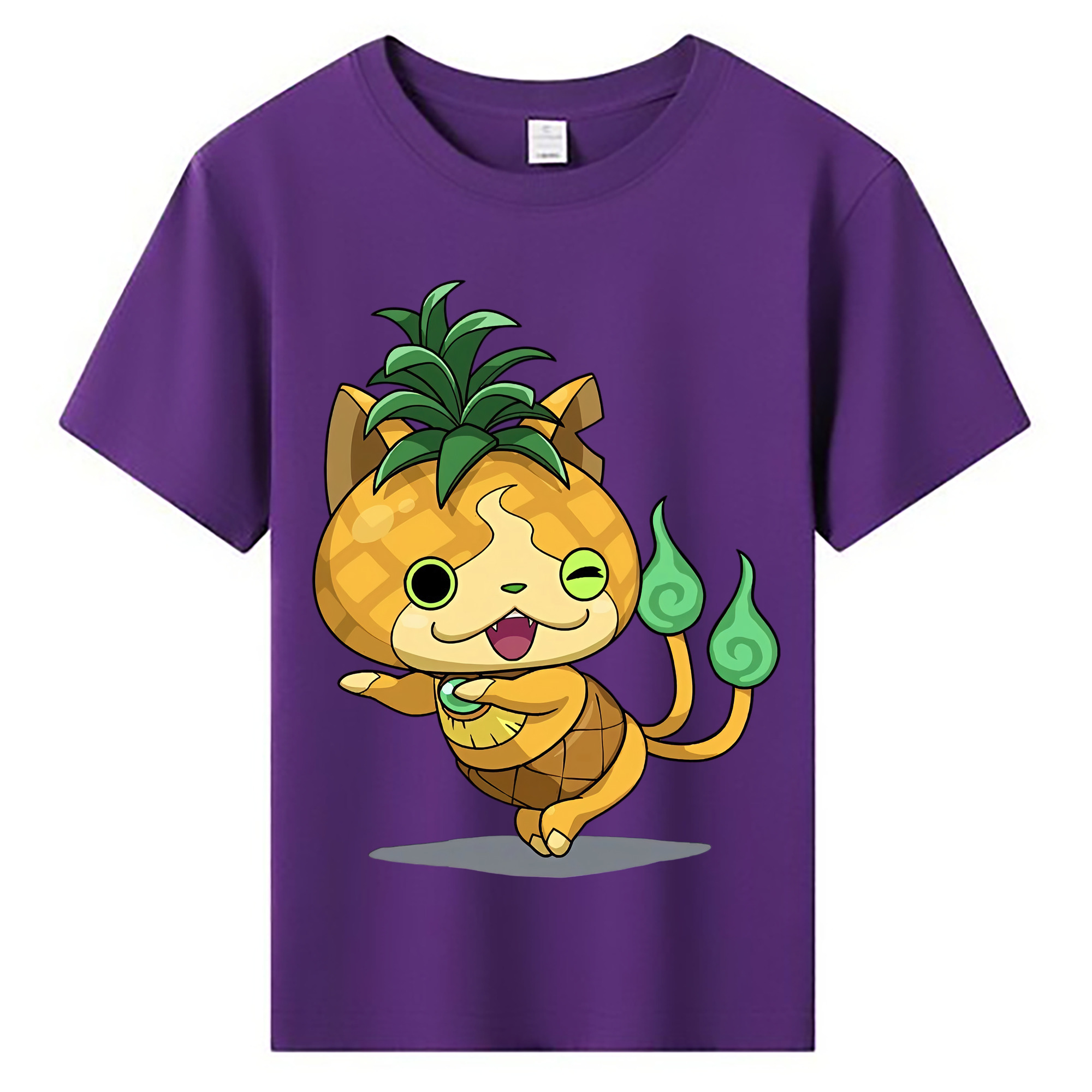 （画像用） 妖怪ウォッチ Yo-kai Watch 綿100％キッズTシャツ（フロントプリント）
