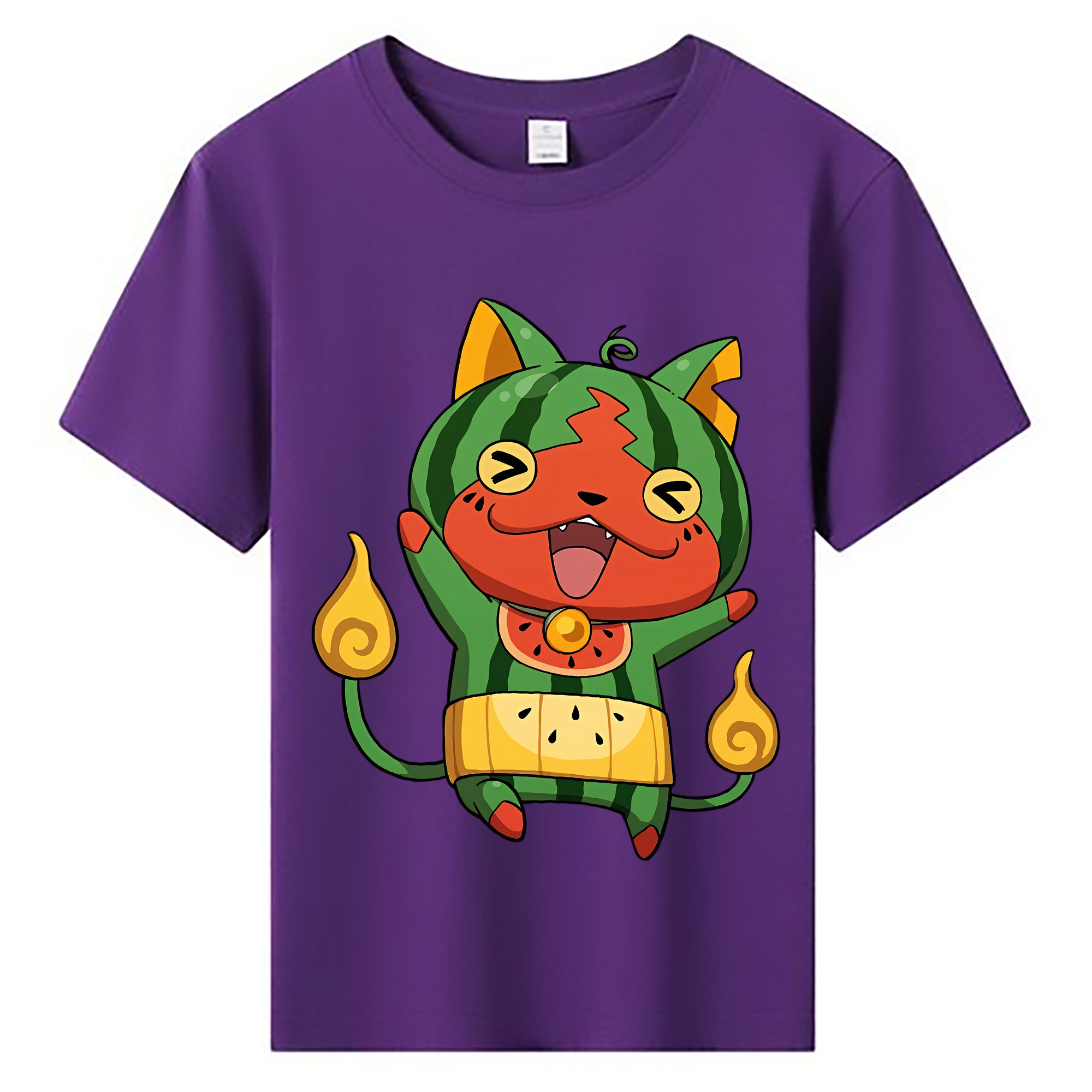 （画像用） 妖怪ウォッチ Yo-kai Watch 綿100％キッズTシャツ（フロントプリント）