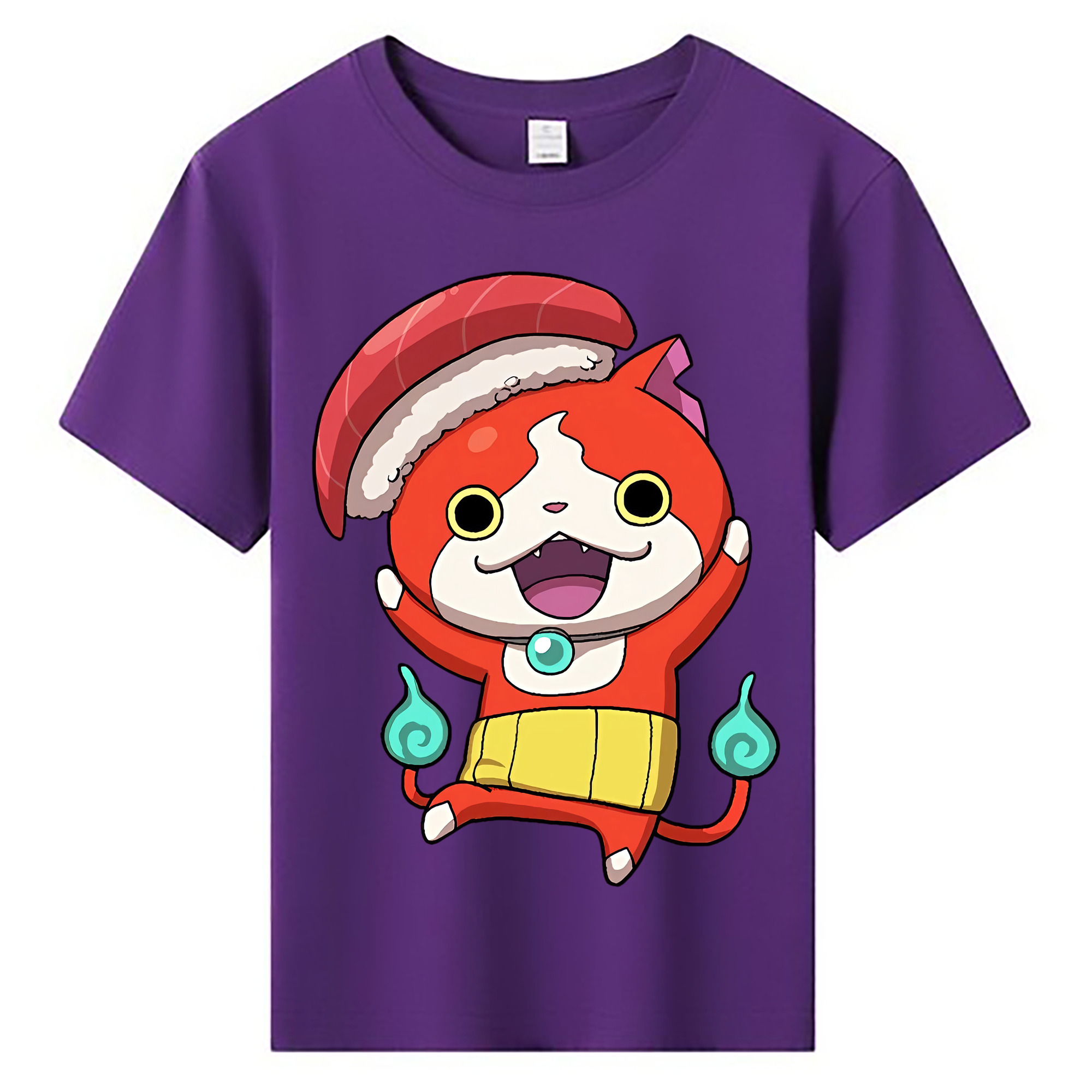 （画像用） 妖怪ウォッチ Yo-kai Watch 綿100％キッズTシャツ（フロントプリント）