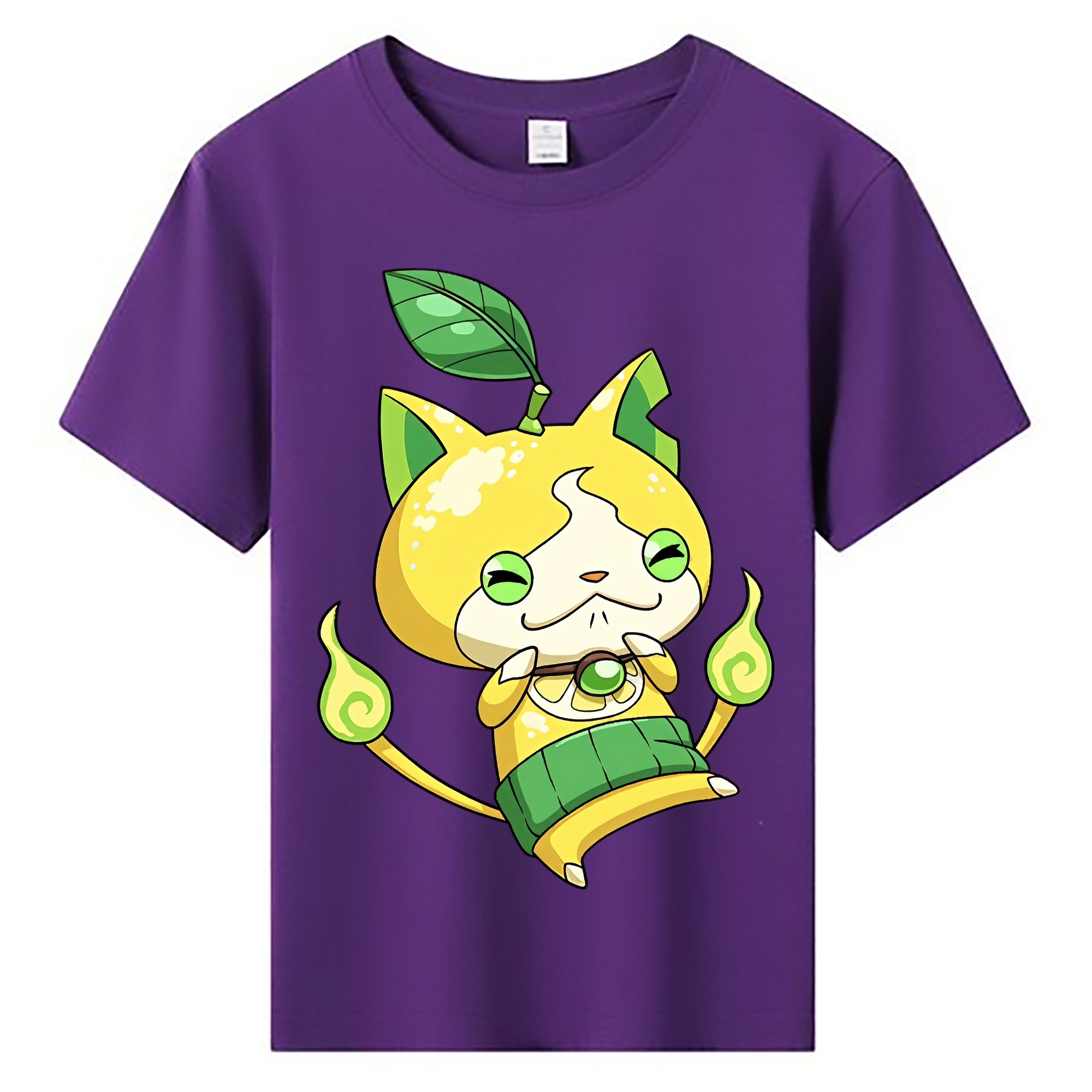（画像用） 妖怪ウォッチ Yo-kai Watch 綿100％キッズTシャツ（フロントプリント）