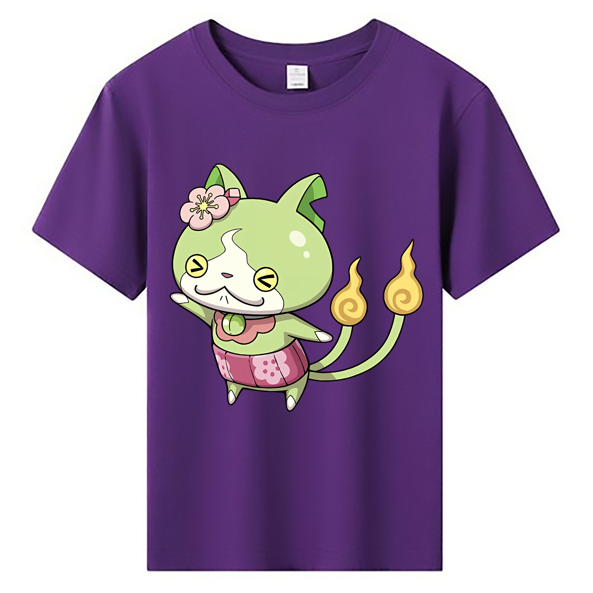 （画像用） 妖怪ウォッチ Yo-kai Watch 綿100％キッズTシャツ（フロントプリント）
