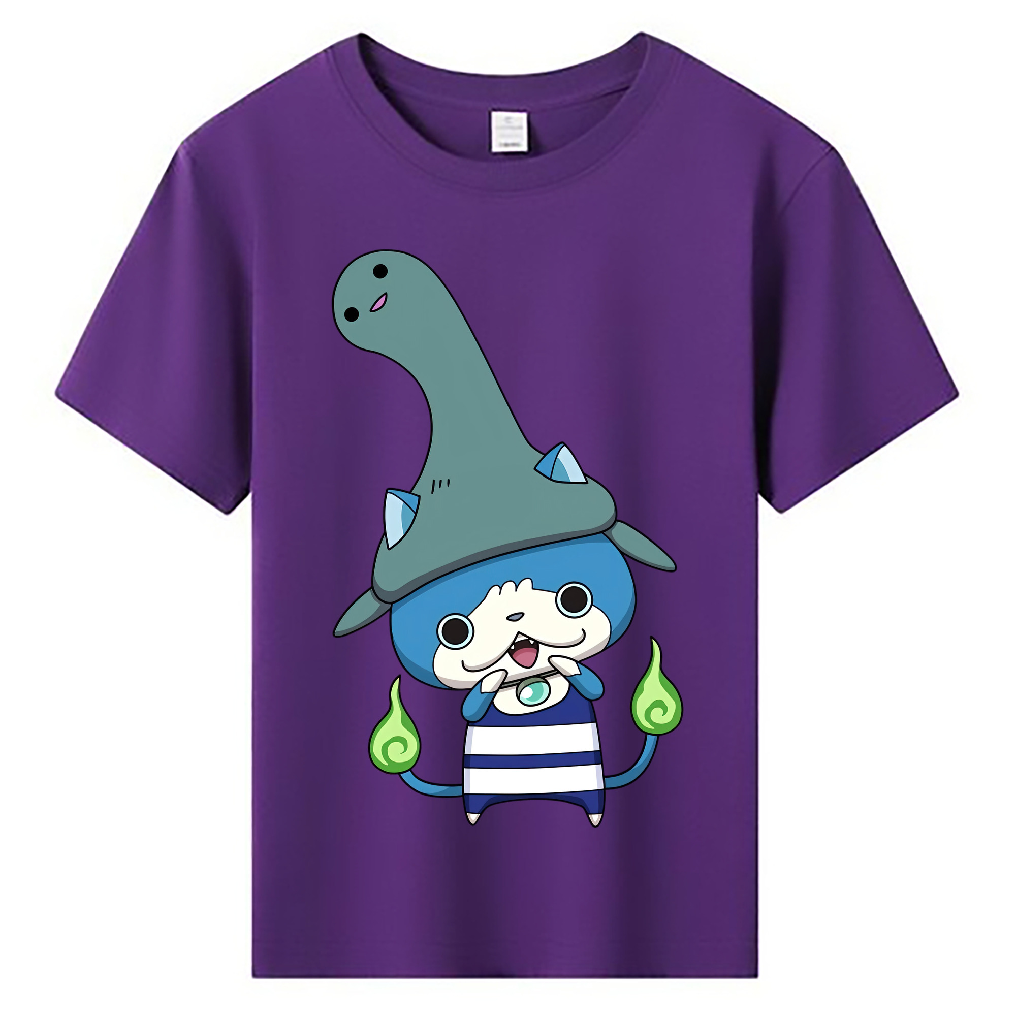 （画像用） 妖怪ウォッチ Yo-kai Watch 綿100％キッズTシャツ（フロントプリント）