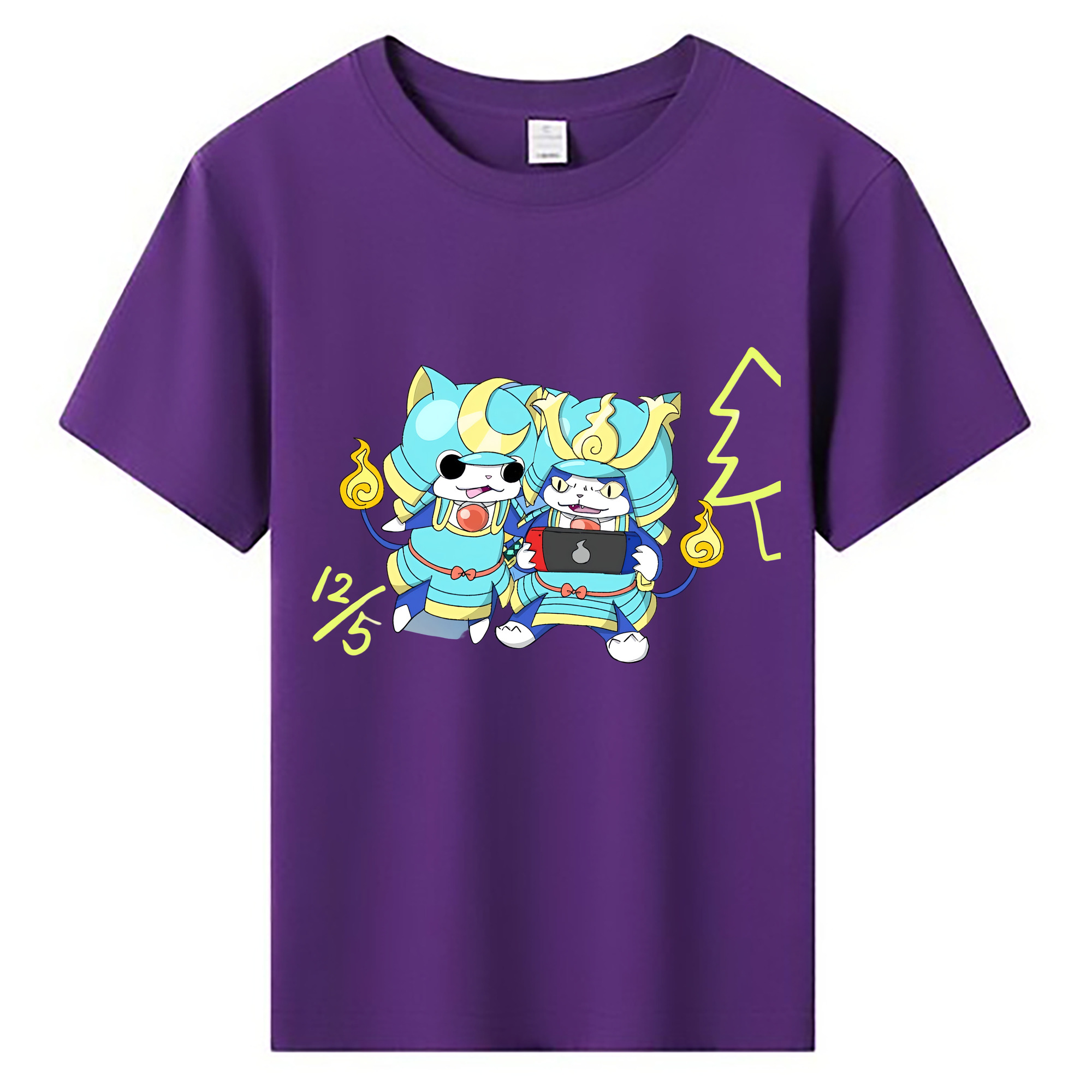 （画像用） 妖怪ウォッチ Yo-kai Watch 綿100％キッズTシャツ（フロントプリント）