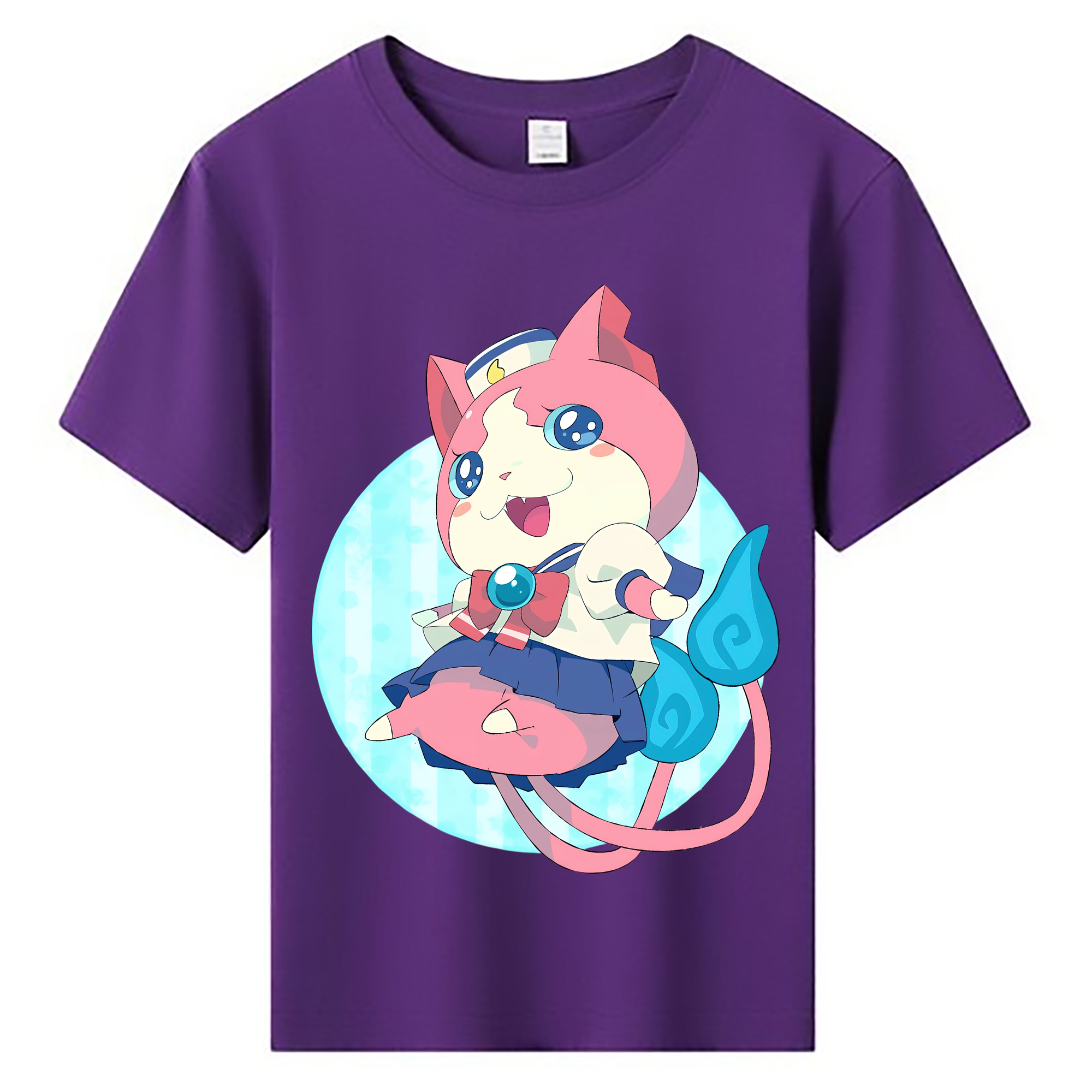 （画像用） 妖怪ウォッチ Yo-kai Watch 綿100％キッズTシャツ（フロントプリント）