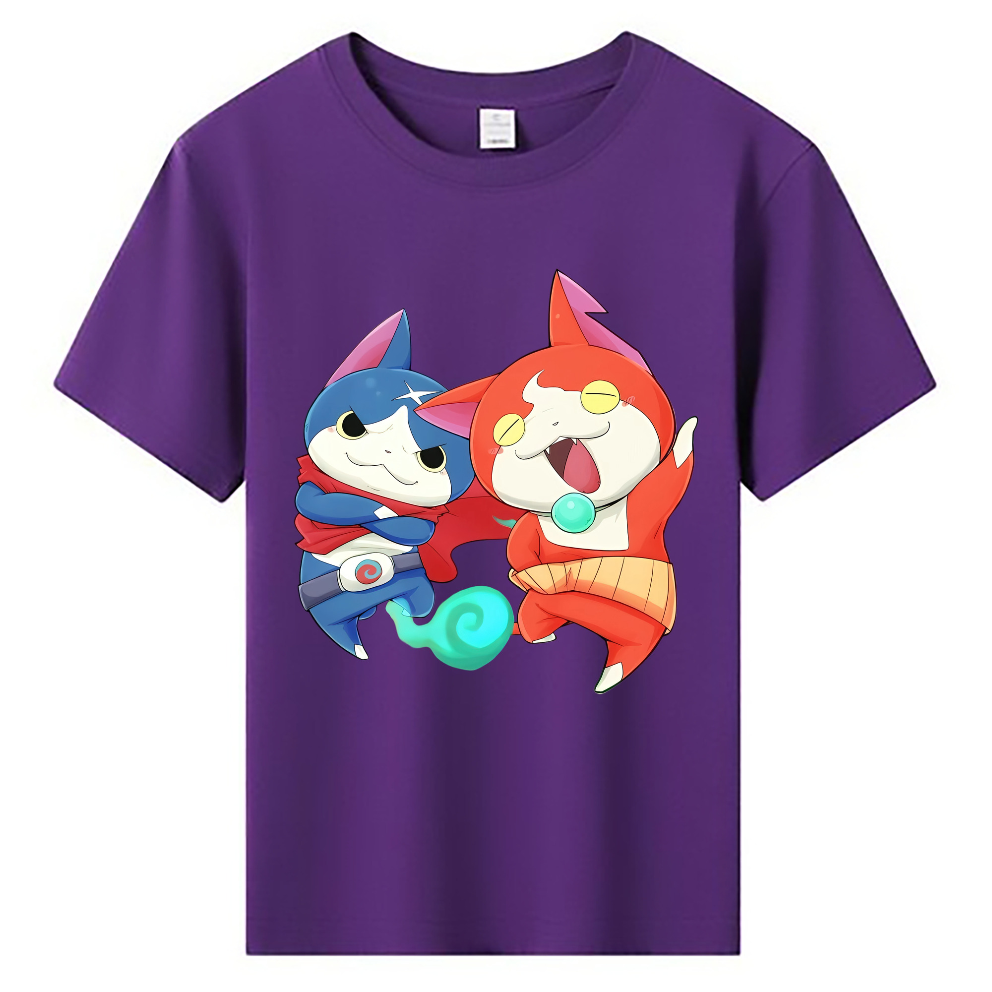 （画像用） 妖怪ウォッチ Yo-kai Watch 綿100％キッズTシャツ（フロントプリント）