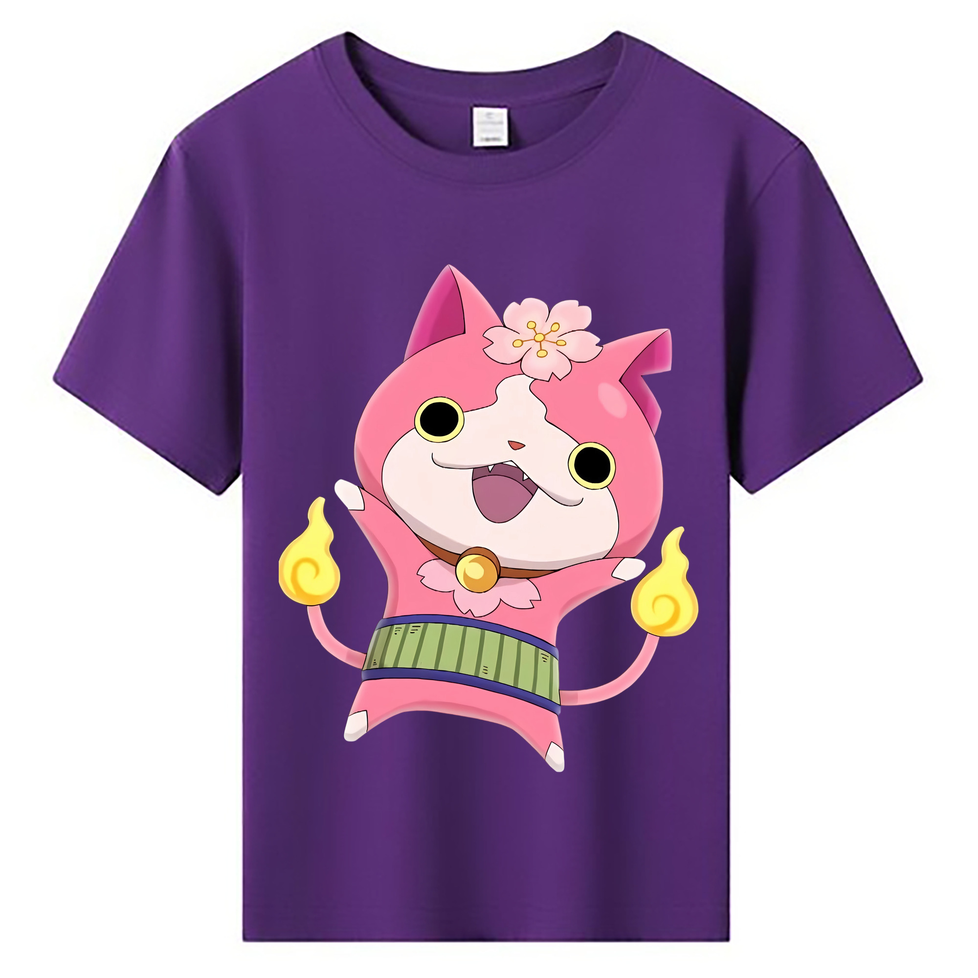（画像用） 妖怪ウォッチ Yo-kai Watch 綿100％キッズTシャツ（フロントプリント）