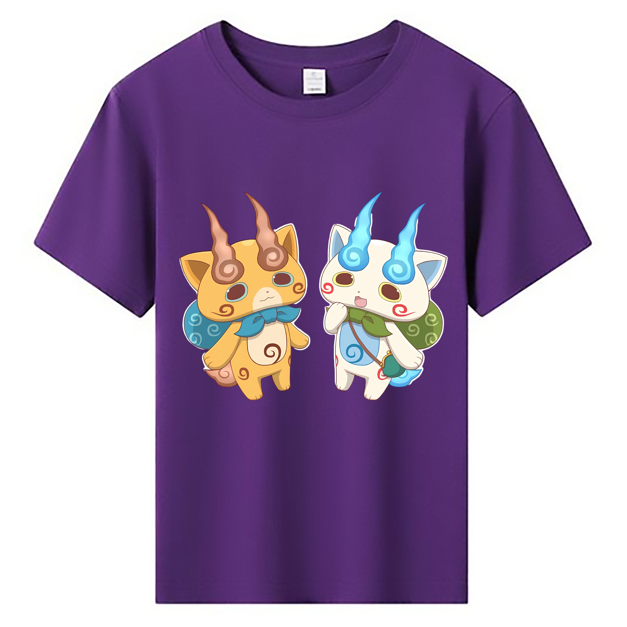 （画像用） 妖怪ウォッチ Yo-kai Watch 綿100％キッズTシャツ（フロントプリント）