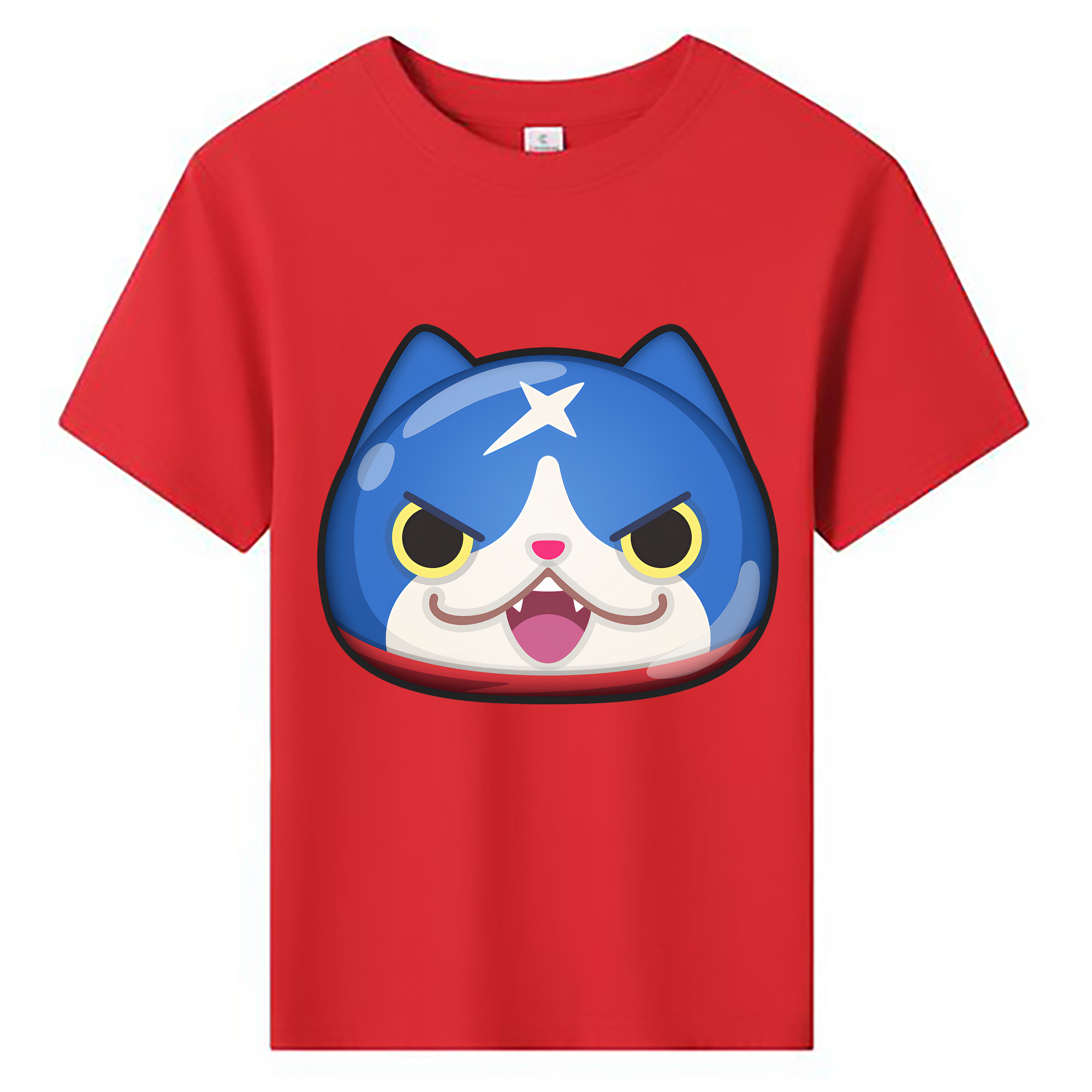 （画像用） 妖怪ウォッチ Yo-kai Watch 綿100％キッズTシャツ（フロントプリント）