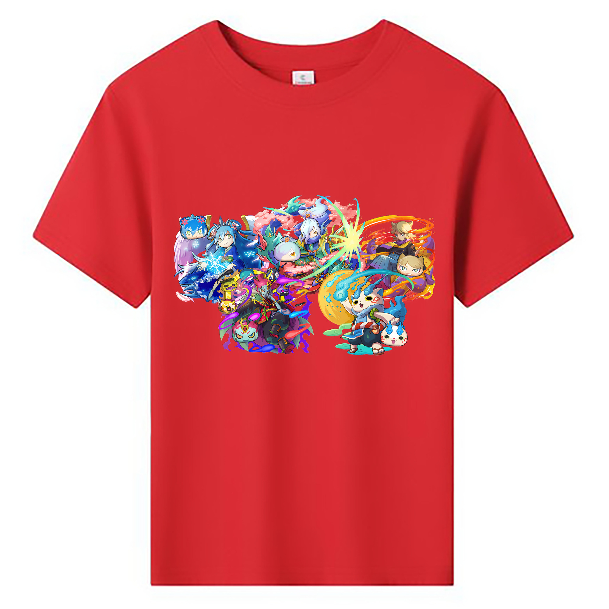 （画像用） 妖怪ウォッチ Yo-kai Watch 綿100％キッズTシャツ（フロントプリント）