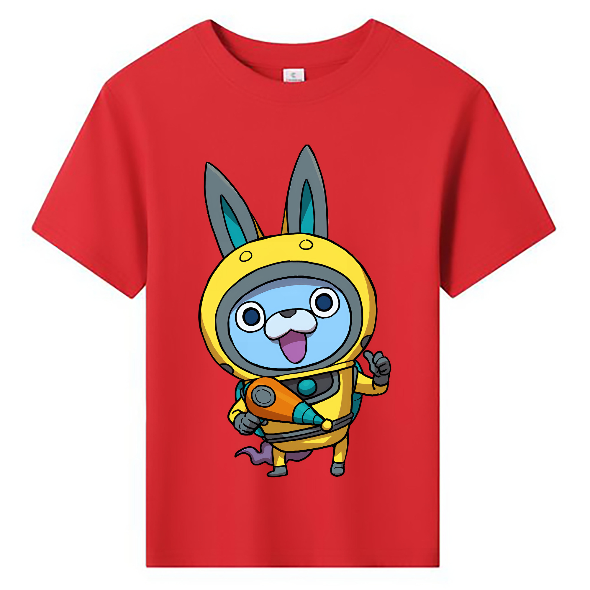 （画像用） 妖怪ウォッチ Yo-kai Watch 綿100％キッズTシャツ（フロントプリント）