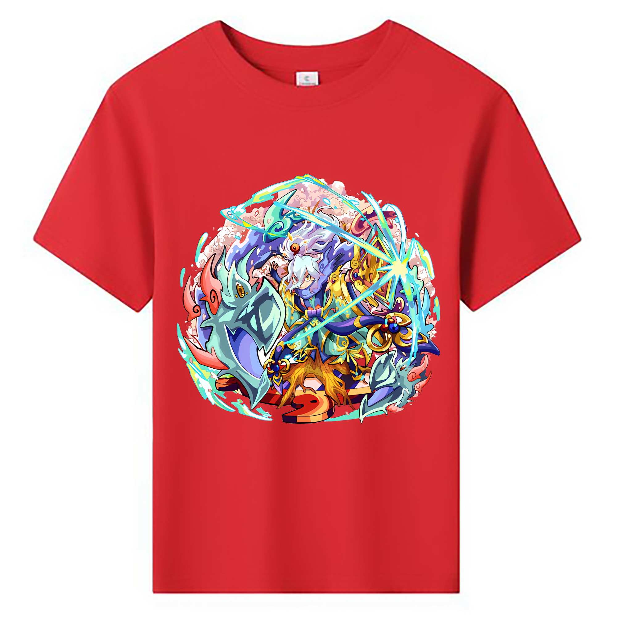 （画像用） 妖怪ウォッチ Yo-kai Watch 綿100％キッズTシャツ（フロントプリント）