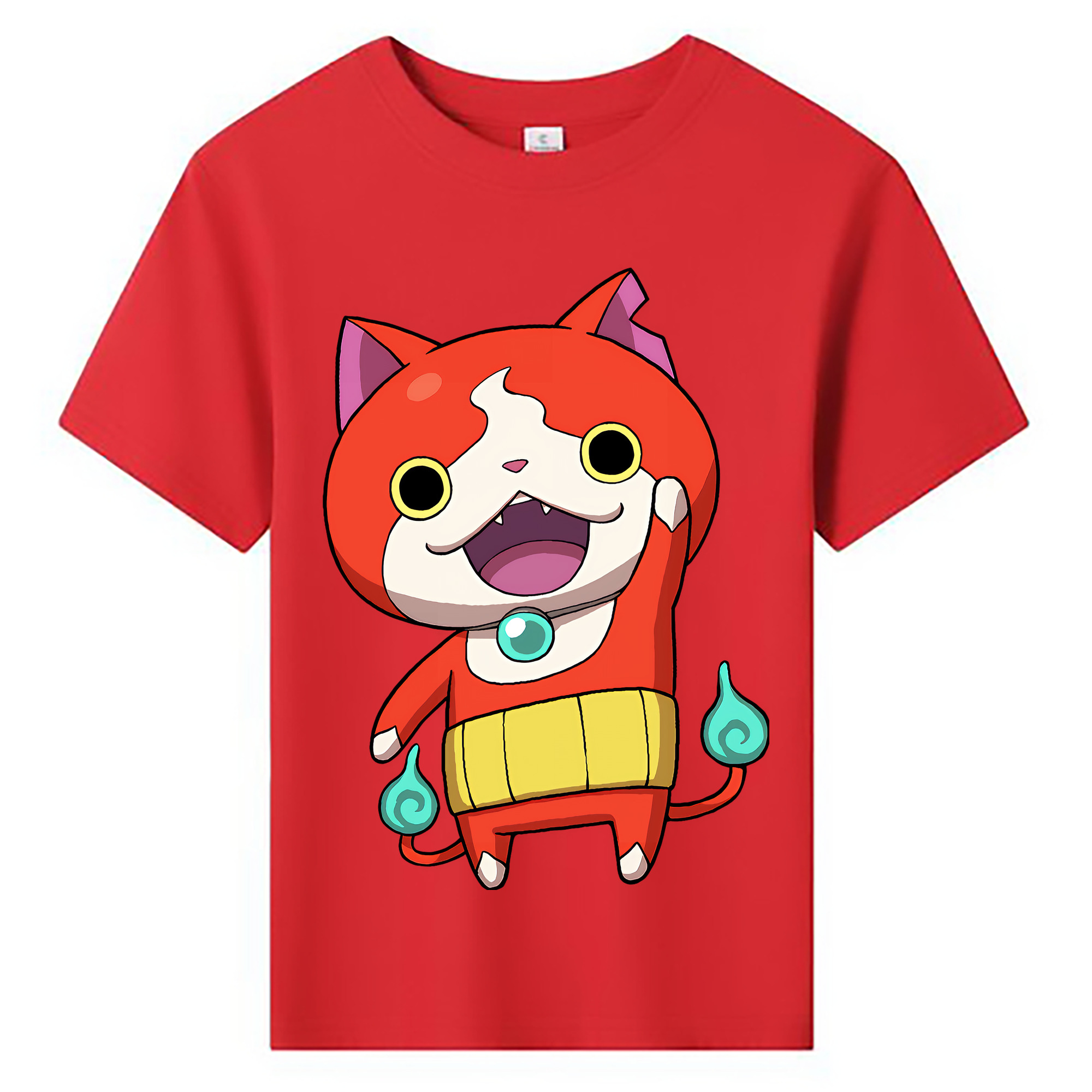（画像用） 妖怪ウォッチ Yo-kai Watch 綿100％キッズTシャツ（フロントプリント）
