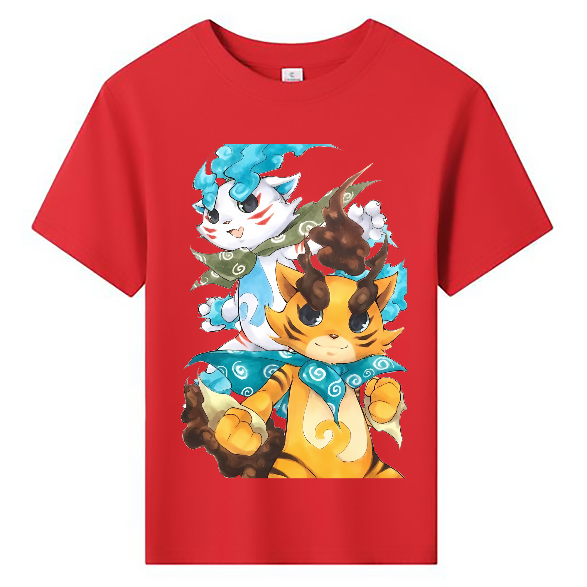 （画像用） 妖怪ウォッチ Yo-kai Watch 綿100％キッズTシャツ（フロントプリント）