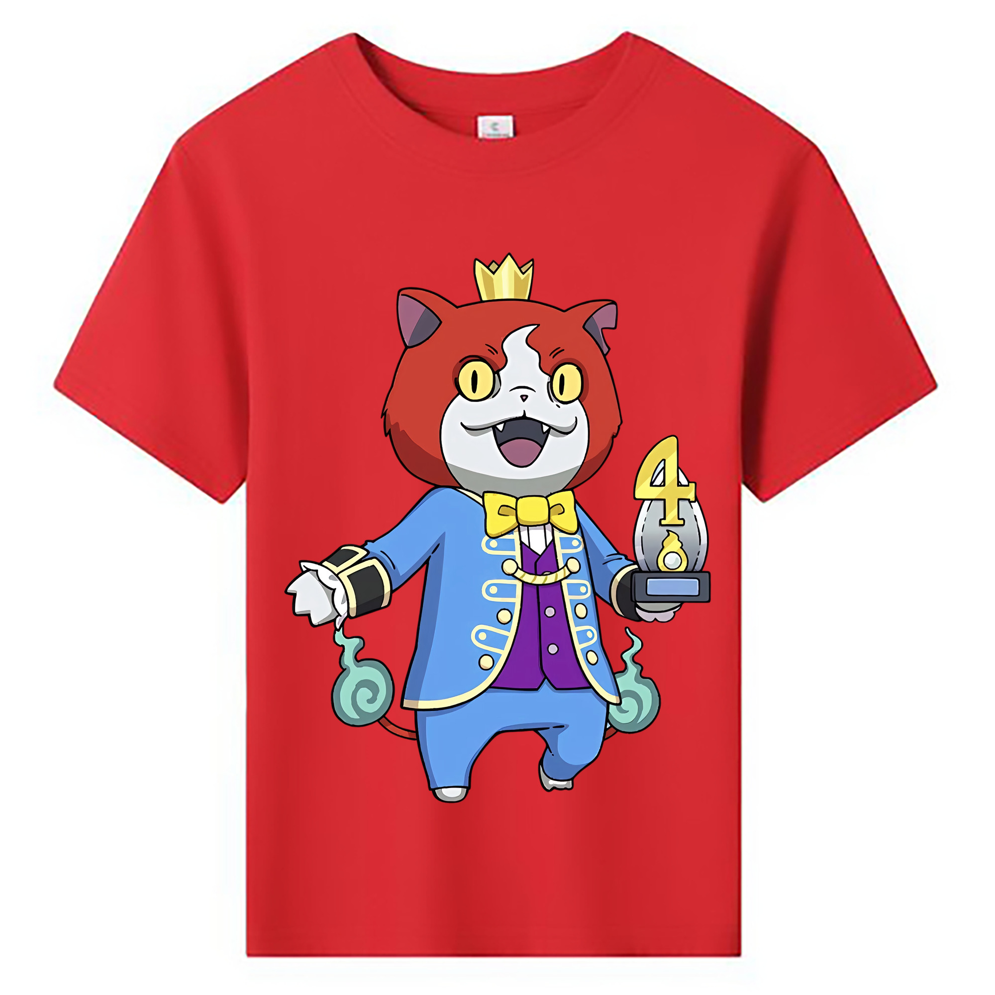 （画像用） 妖怪ウォッチ Yo-kai Watch 綿100％キッズTシャツ（フロントプリント）