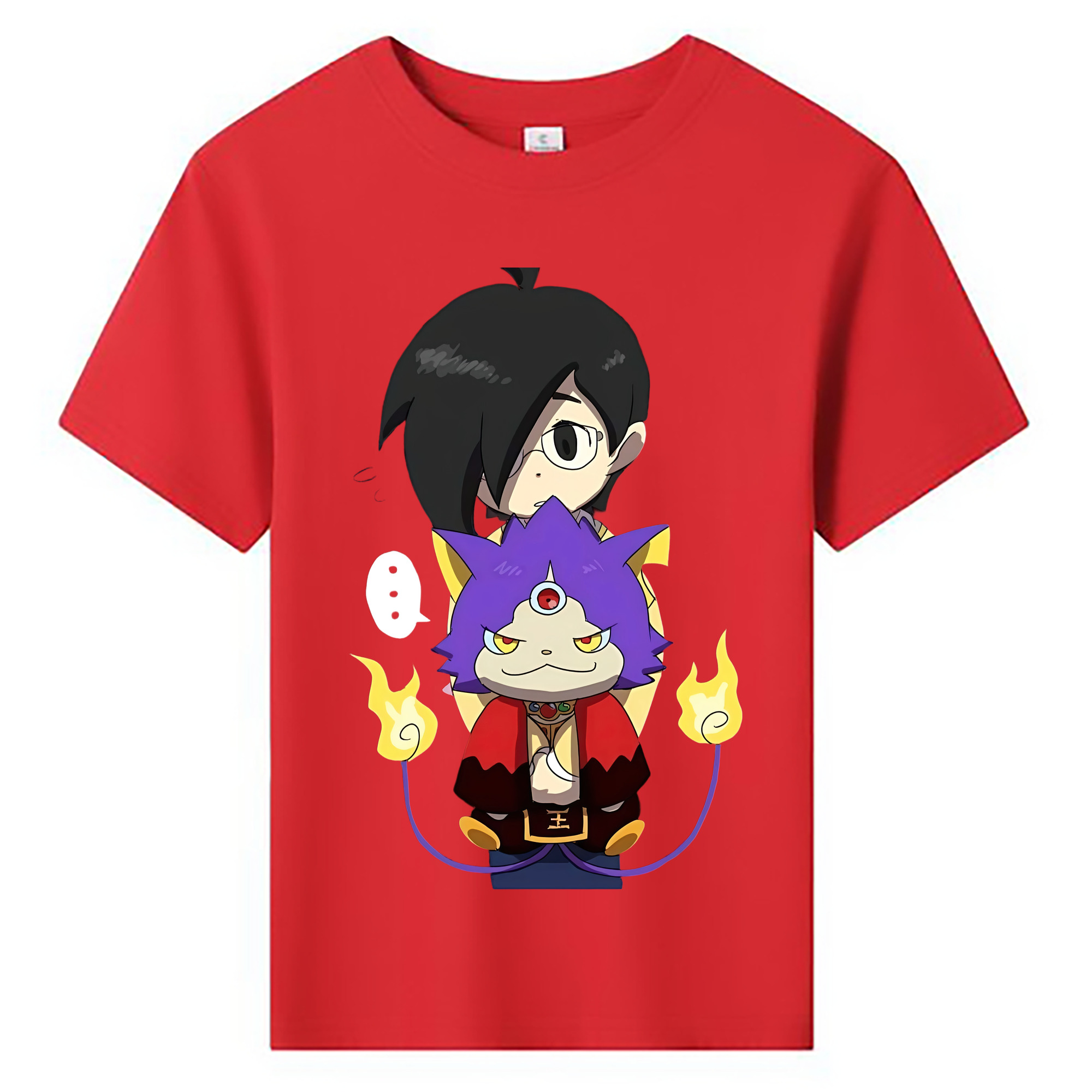 （画像用） 妖怪ウォッチ Yo-kai Watch 綿100％キッズTシャツ（フロントプリント）