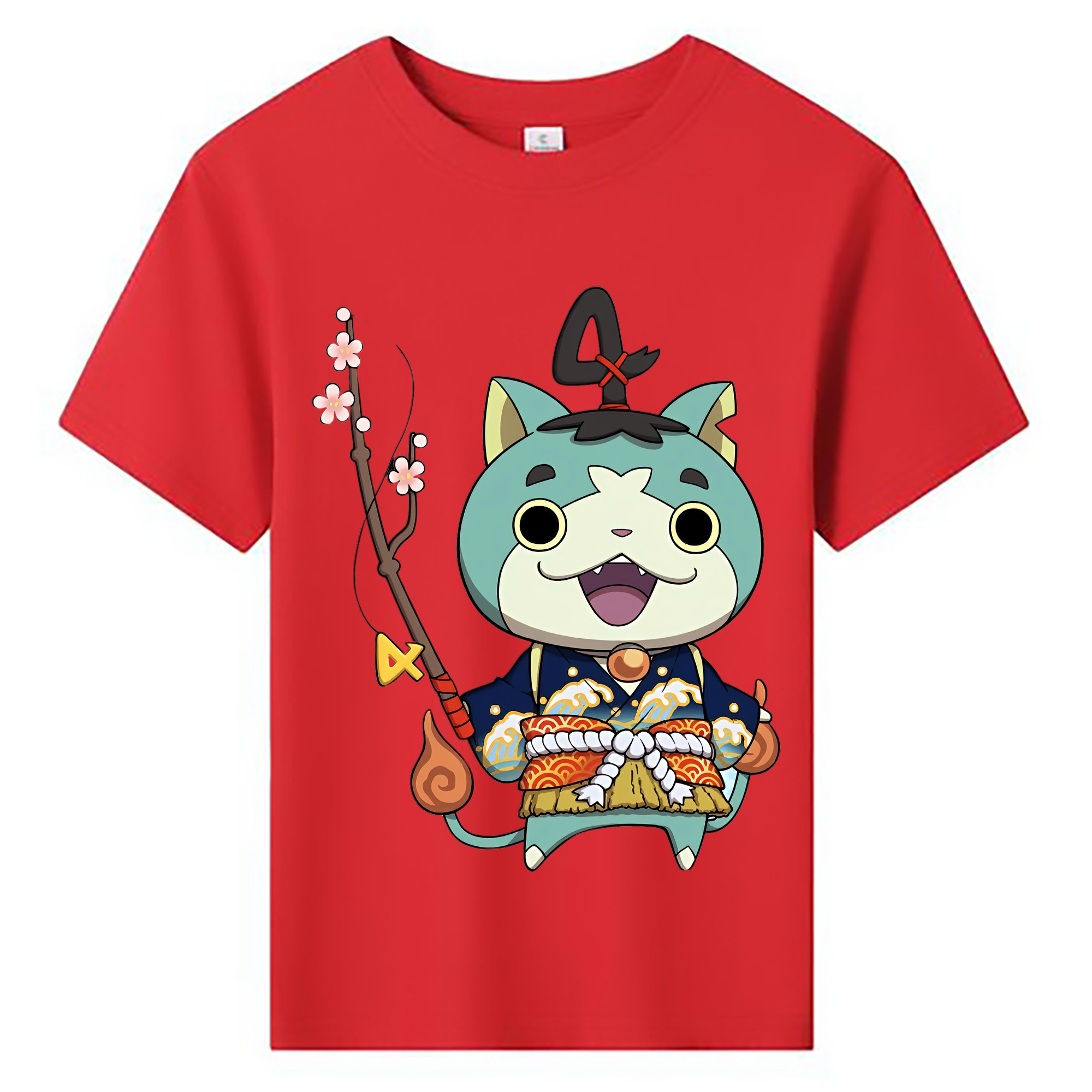 （画像用） 妖怪ウォッチ Yo-kai Watch 綿100％キッズTシャツ（フロントプリント）