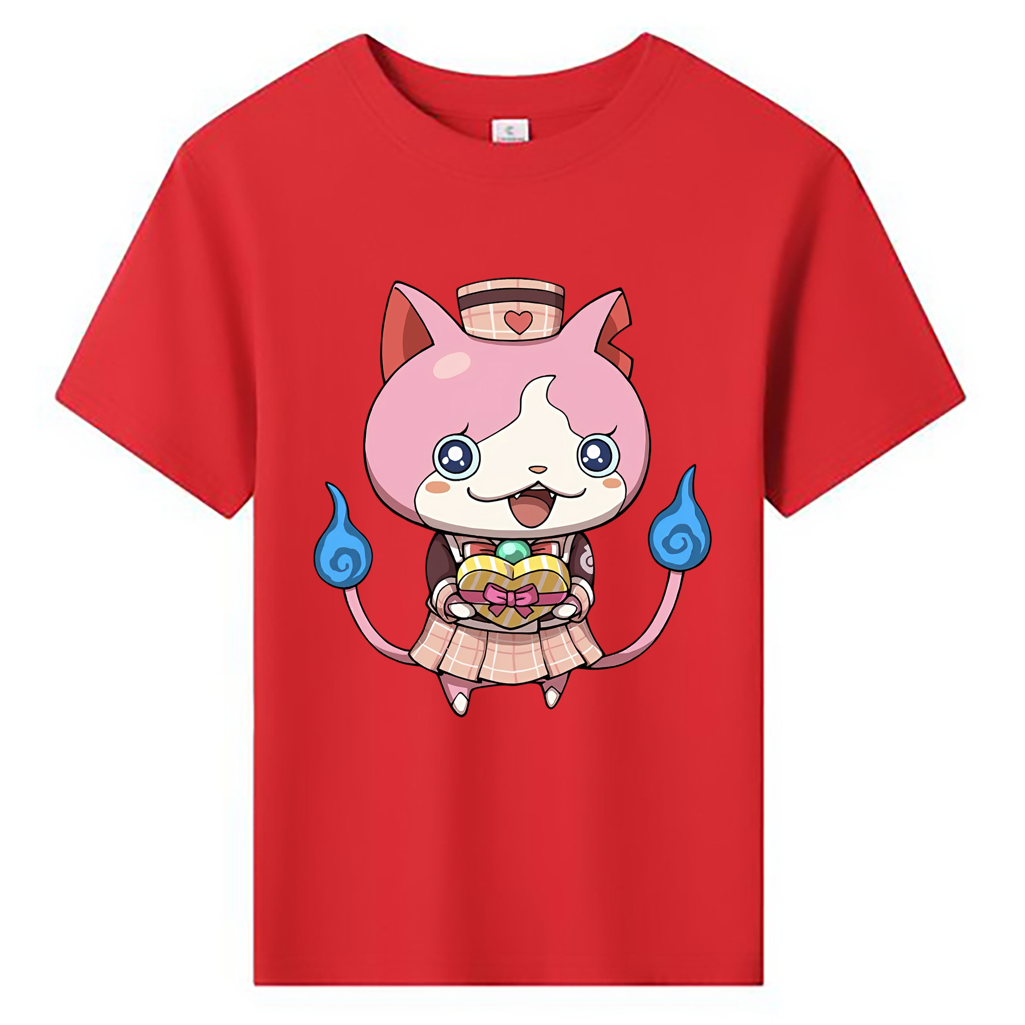 （画像用） 妖怪ウォッチ Yo-kai Watch 綿100％キッズTシャツ（フロントプリント）