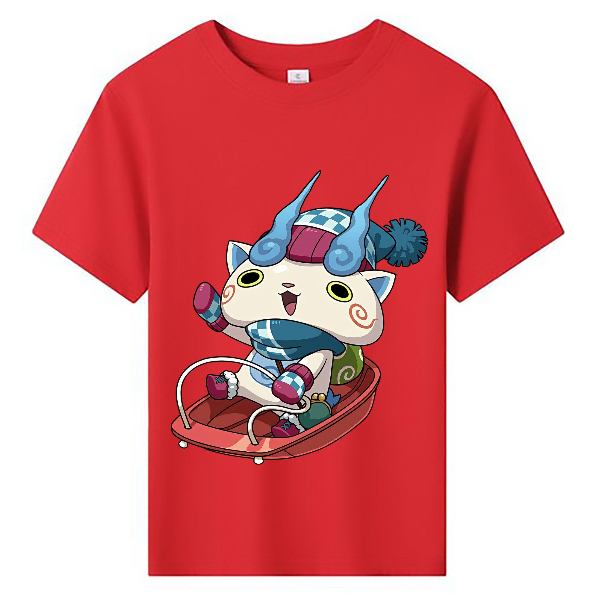 （画像用） 妖怪ウォッチ Yo-kai Watch 綿100％キッズTシャツ（フロントプリント）
