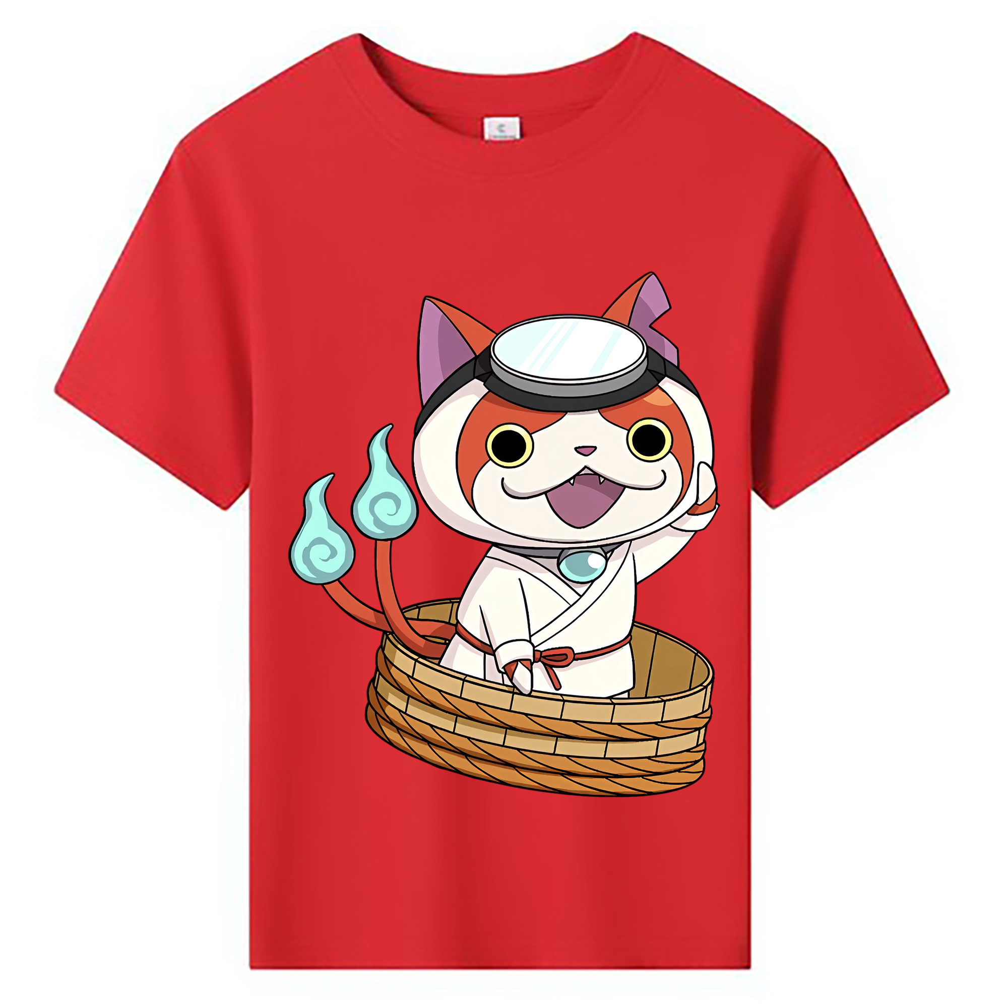 （画像用） 妖怪ウォッチ Yo-kai Watch 綿100％キッズTシャツ（フロントプリント）