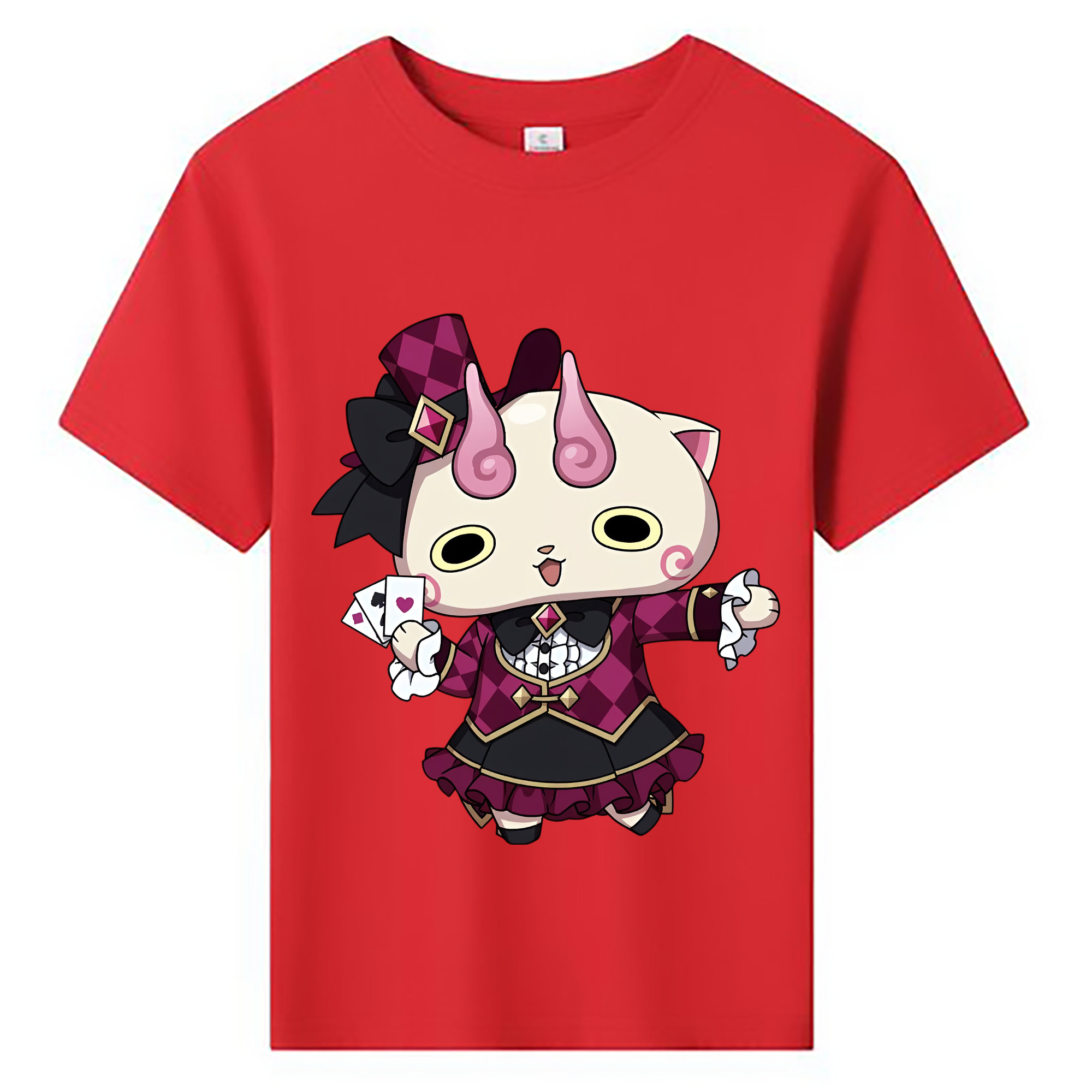 （画像用） 妖怪ウォッチ Yo-kai Watch 綿100％キッズTシャツ（フロントプリント）
