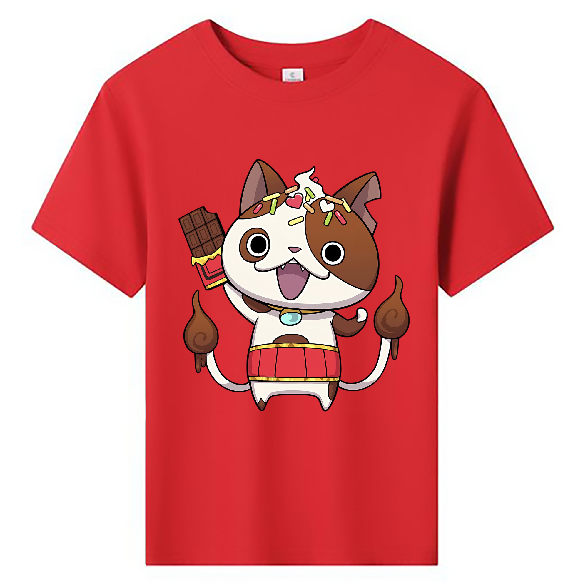 （画像用） 妖怪ウォッチ Yo-kai Watch 綿100％キッズTシャツ（フロントプリント）