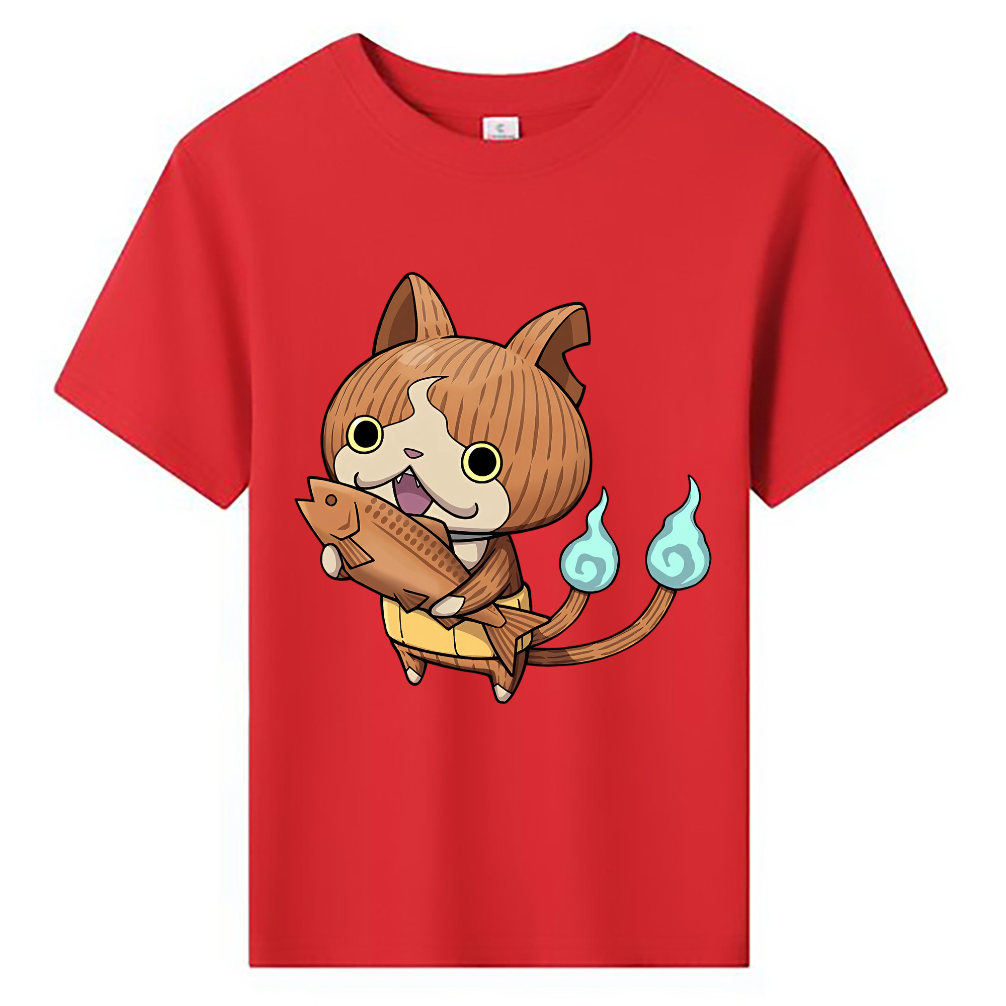 （画像用） 妖怪ウォッチ Yo-kai Watch 綿100％キッズTシャツ（フロントプリント）