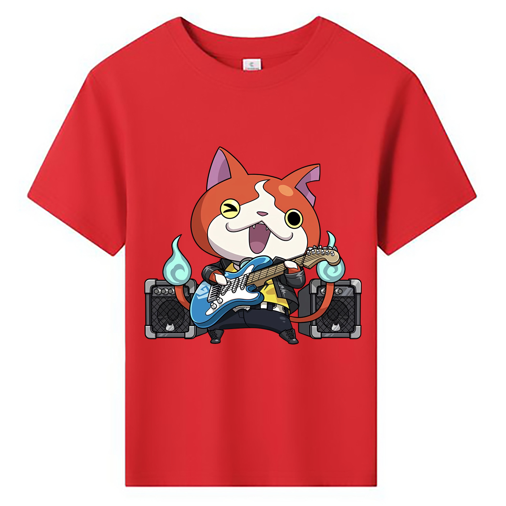 （画像用） 妖怪ウォッチ Yo-kai Watch 綿100％キッズTシャツ（フロントプリント）