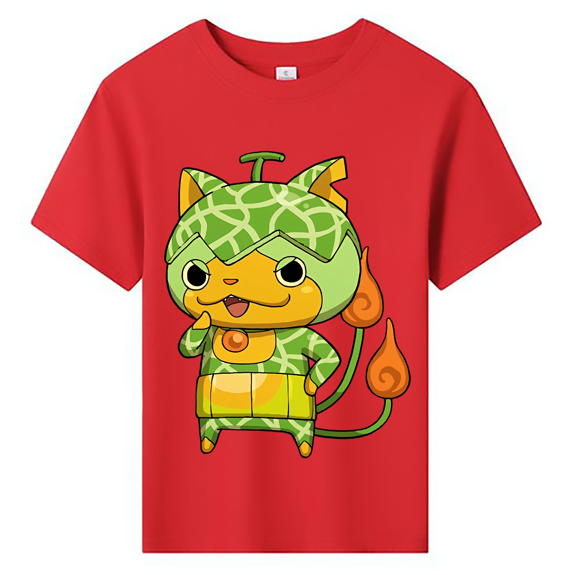 （画像用） 妖怪ウォッチ Yo-kai Watch 綿100％キッズTシャツ（フロントプリント）